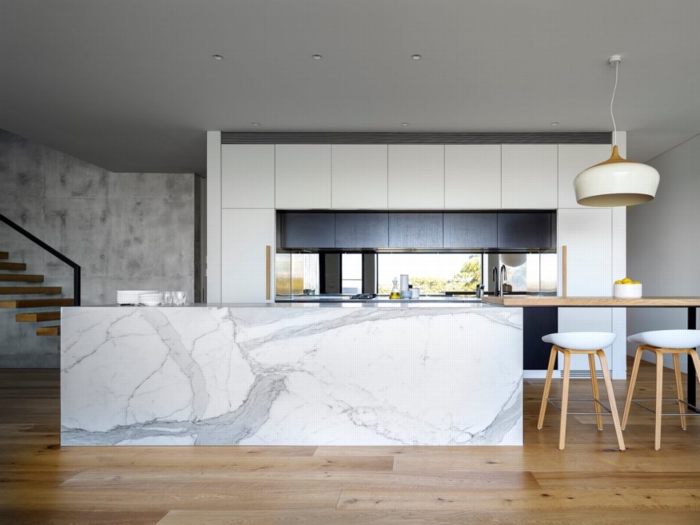 đá marble sử dụng trong không gian nội thất bếp gia đình