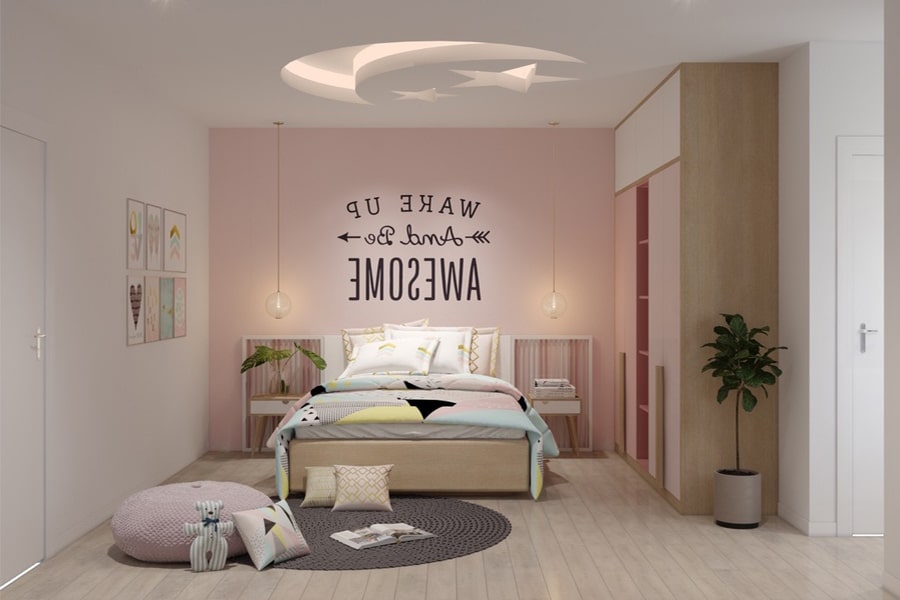 phòng ngủ dành cho bé gái 1 nagopa design