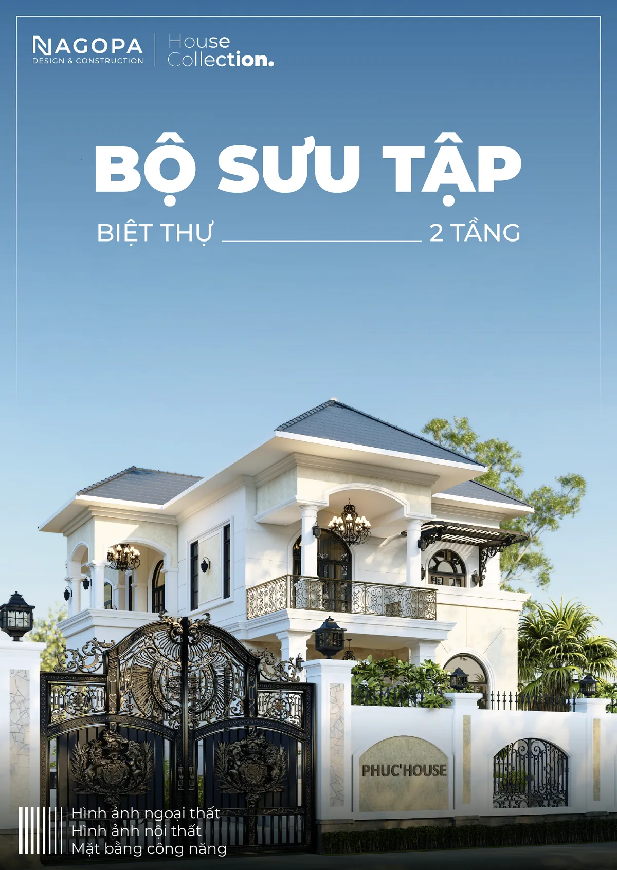 bìa bộ sưu tập nhà 2 tầng