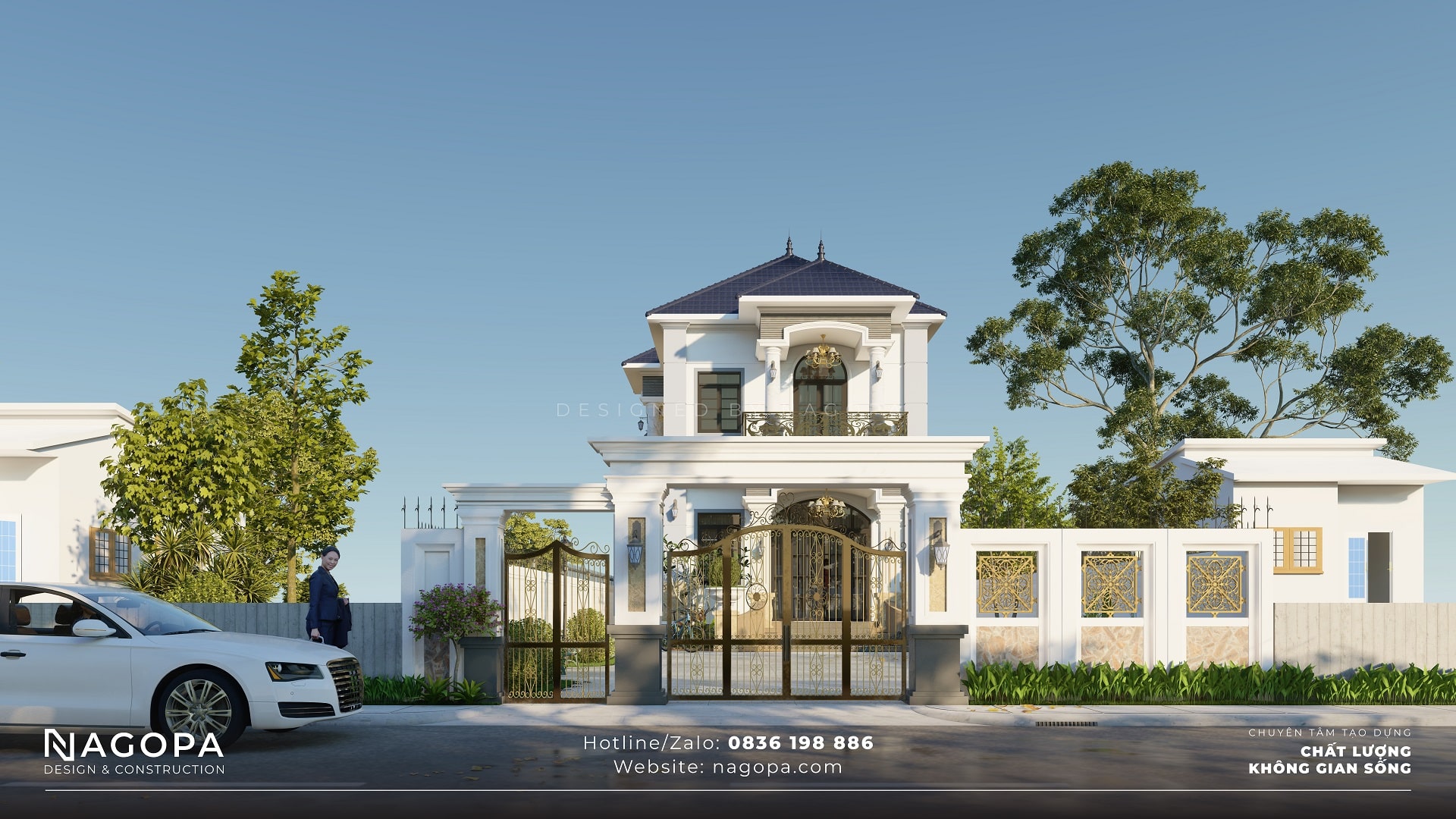 Biệt Thự 2 Tầng Mái Nhật GĐ A Quang Bến Cát