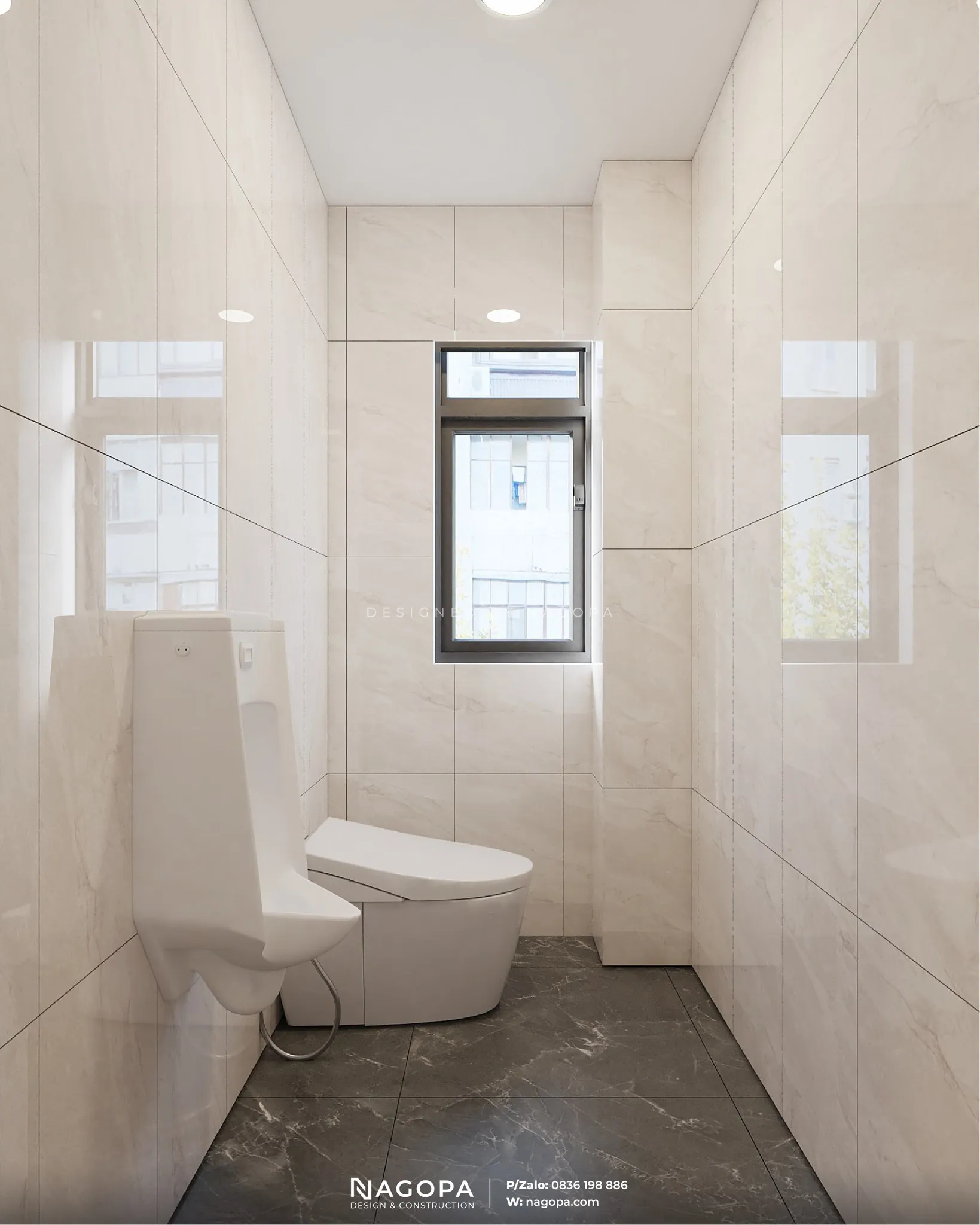 không gian nhà tắm biệt thự chú toàn tân uyên nagopa 1