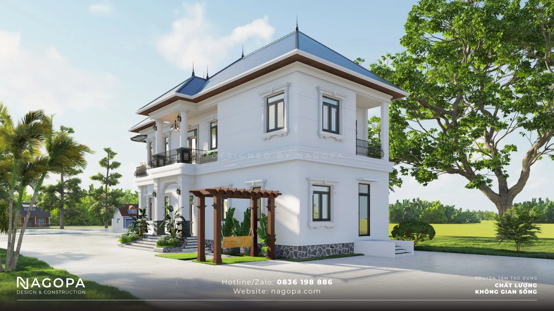 Biệt Thự 2 Tầng Mái Nhật | Dành Cho Gia Đình 3 Thế Hệ | GĐ Chú Trung 4