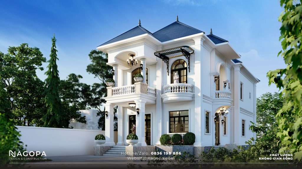 Biệt thự 2 tầng tân cổ điển 160m2 sang trọng và tiện nghi 2
