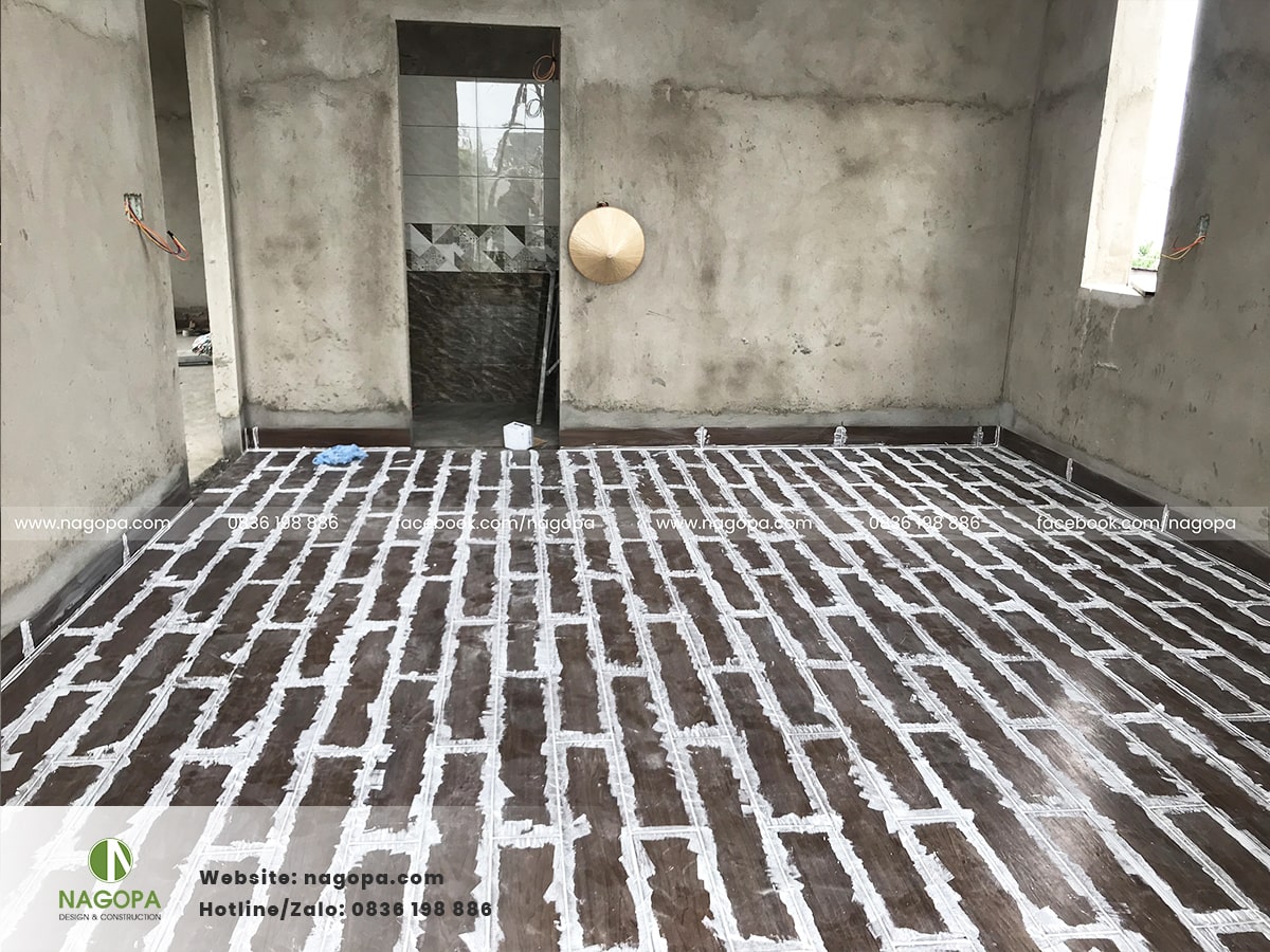 biệt thự a lâm giai đoạn phần thô 12