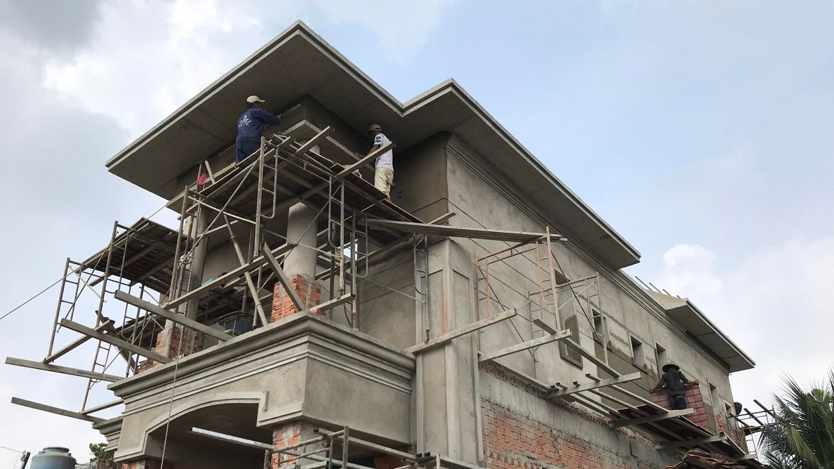 biệt thự anh lâm giai đoạn phần thô 13