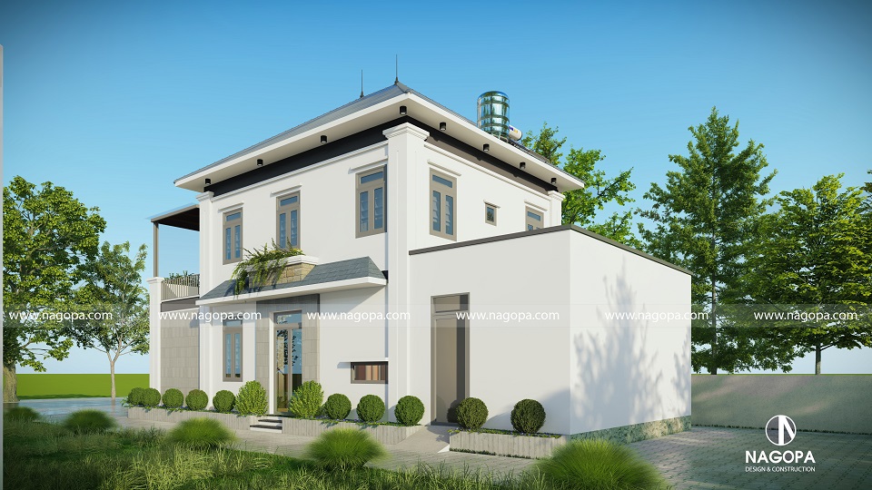 Biệt thự hiện đại 2 tầng 3 phòng ngủ 8x18m tại Đắk Lắk 2