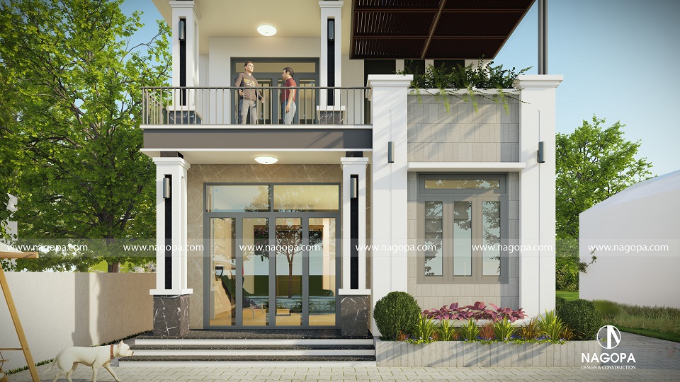 Biệt thự hiện đại 2 tầng 3 phòng ngủ 8x18m tại Đắk Lắk 5