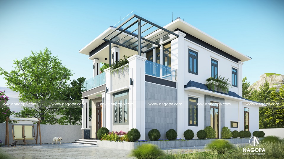 Biệt thự hiện đại 2 tầng 3 phòng ngủ 8x18m tại Đắk Lắk 6