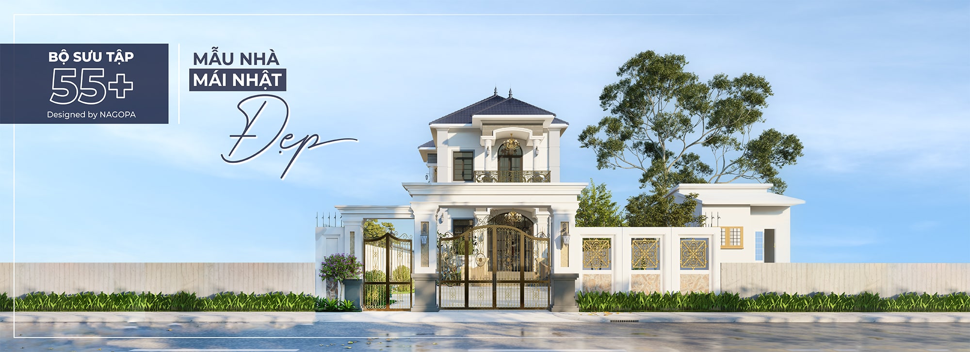 bộ sưu tập nhà mái nhật đẹp