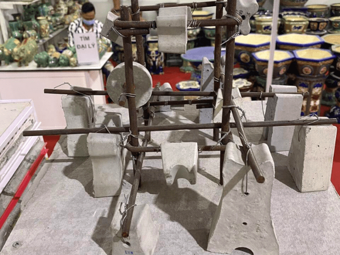 các loại kích thước con kê phù hợp với cấu kiện