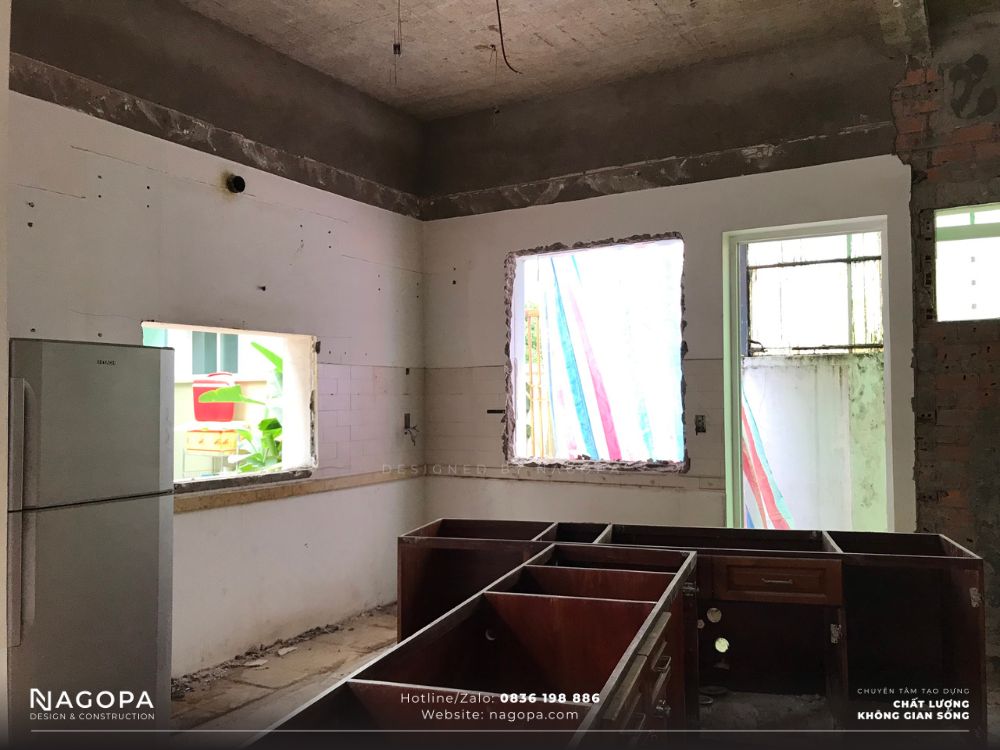 Thi công cải tạo biệt thự gia đình Chị Ngọc tại The Oasis Thuận An 2