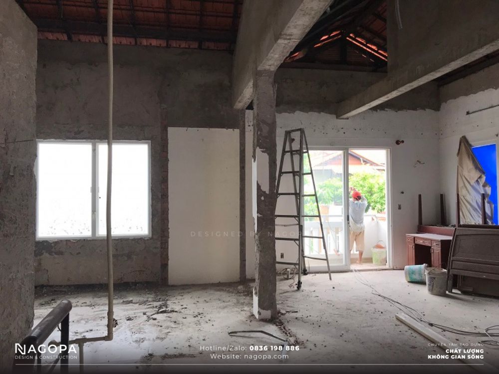 Thi công cải tạo biệt thự gia đình Chị Ngọc tại The Oasis Thuận An 3