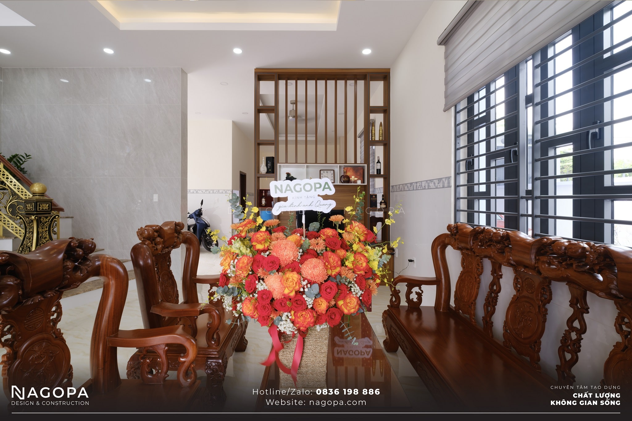 Hoàn thiện nhà Anh Quang tại Thới Hòa, Bến Cát