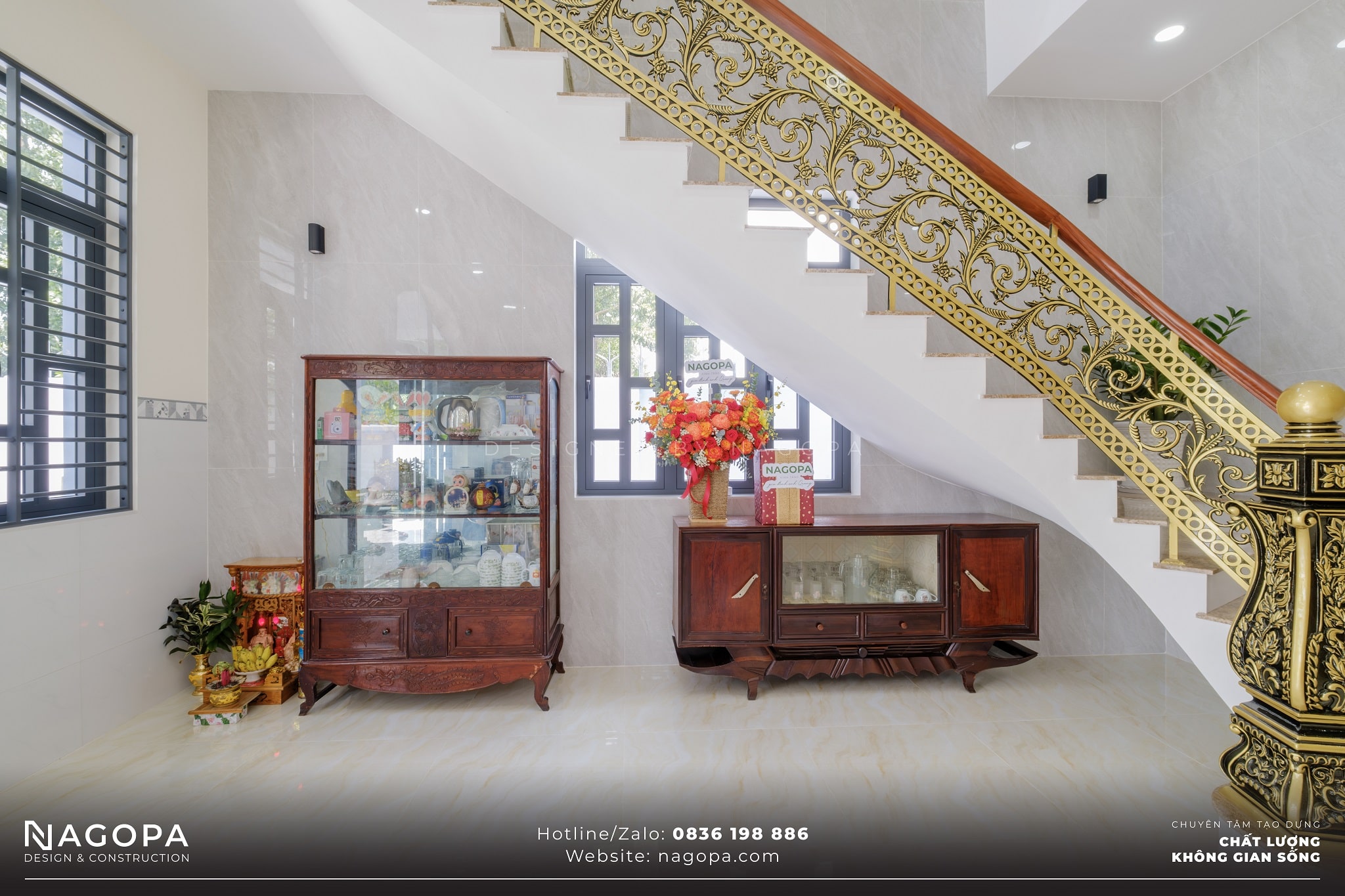 Hoàn thiện nhà Anh Quang tại Thới Hòa, Bến Cát