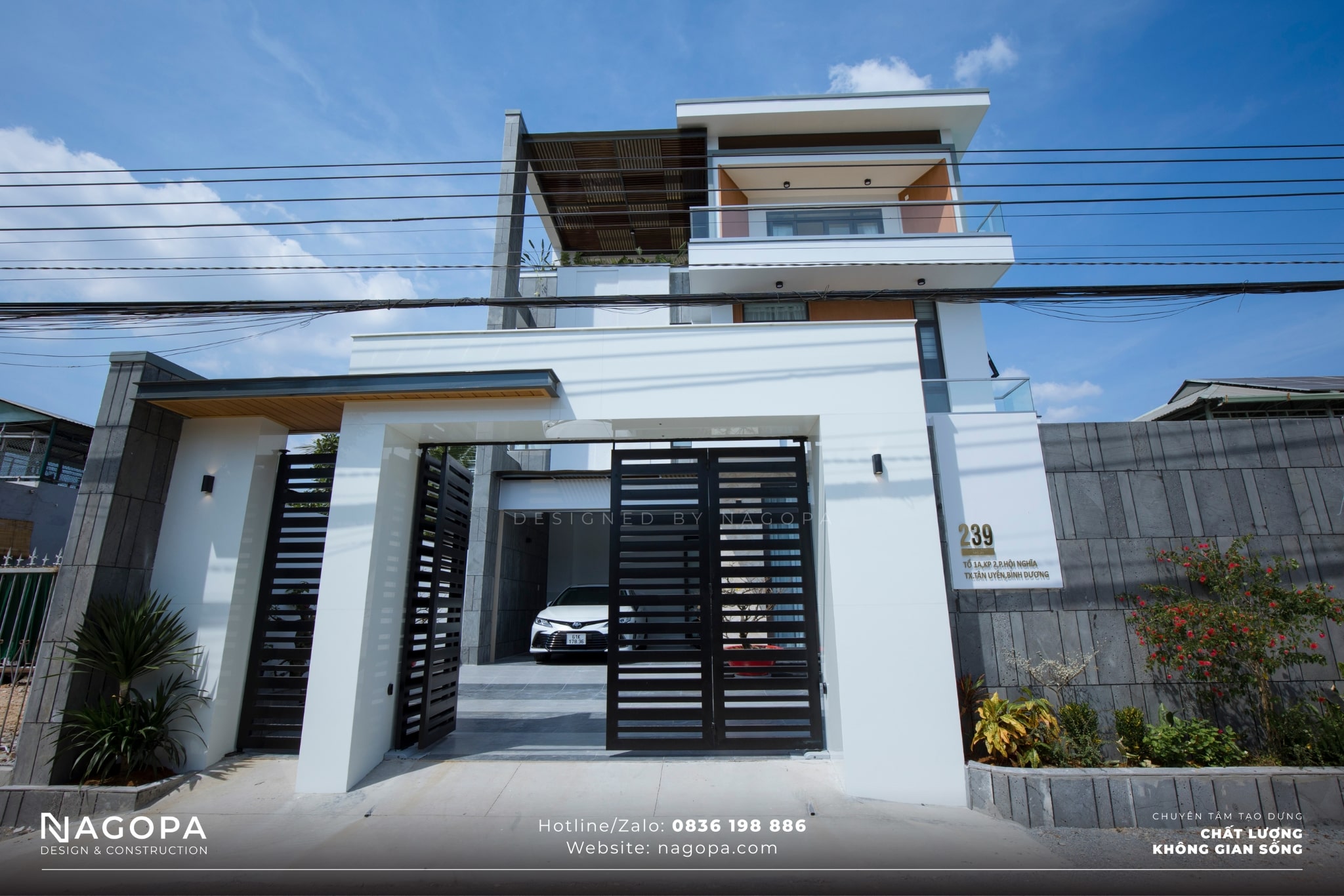 Hoàn thiện nhà Chú Toàn – Biệt thự tại Tân Uyên, Bình Dương