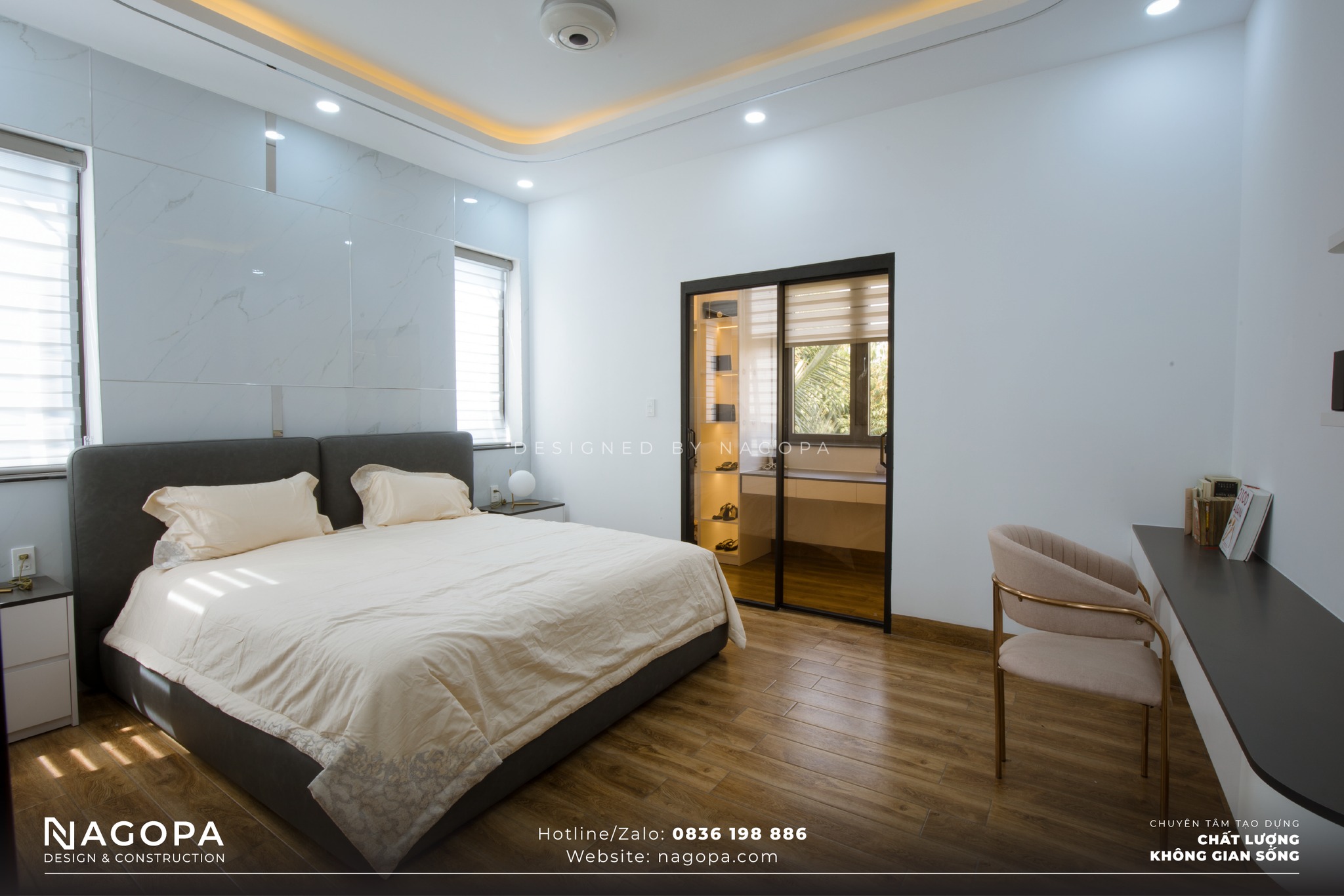 Hoàn thiện nhà Chú Toàn – Biệt thự tại Tân Uyên, Bình Dương