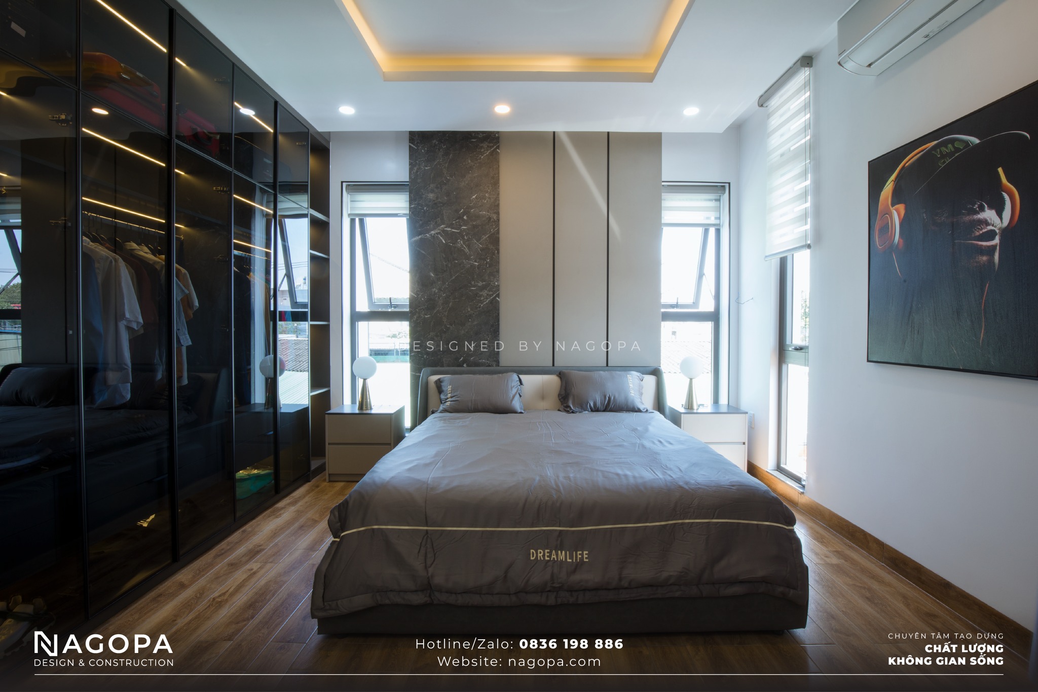 Hoàn thiện nhà Chú Toàn – Biệt thự tại Tân Uyên, Bình Dương