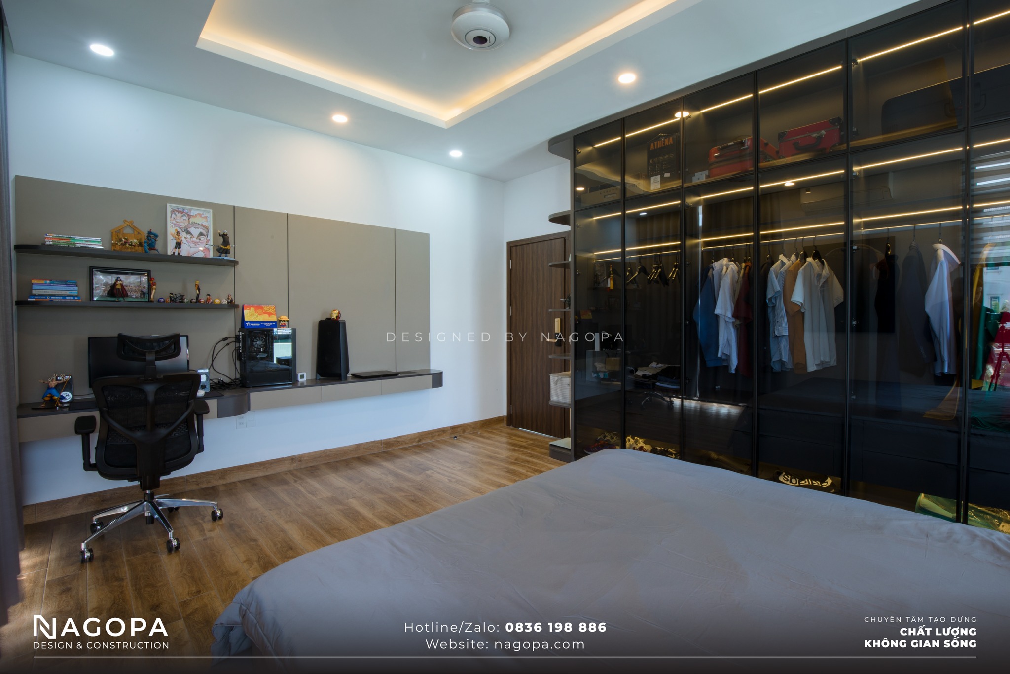 Hoàn thiện nhà Chú Toàn – Biệt thự tại Tân Uyên, Bình Dương