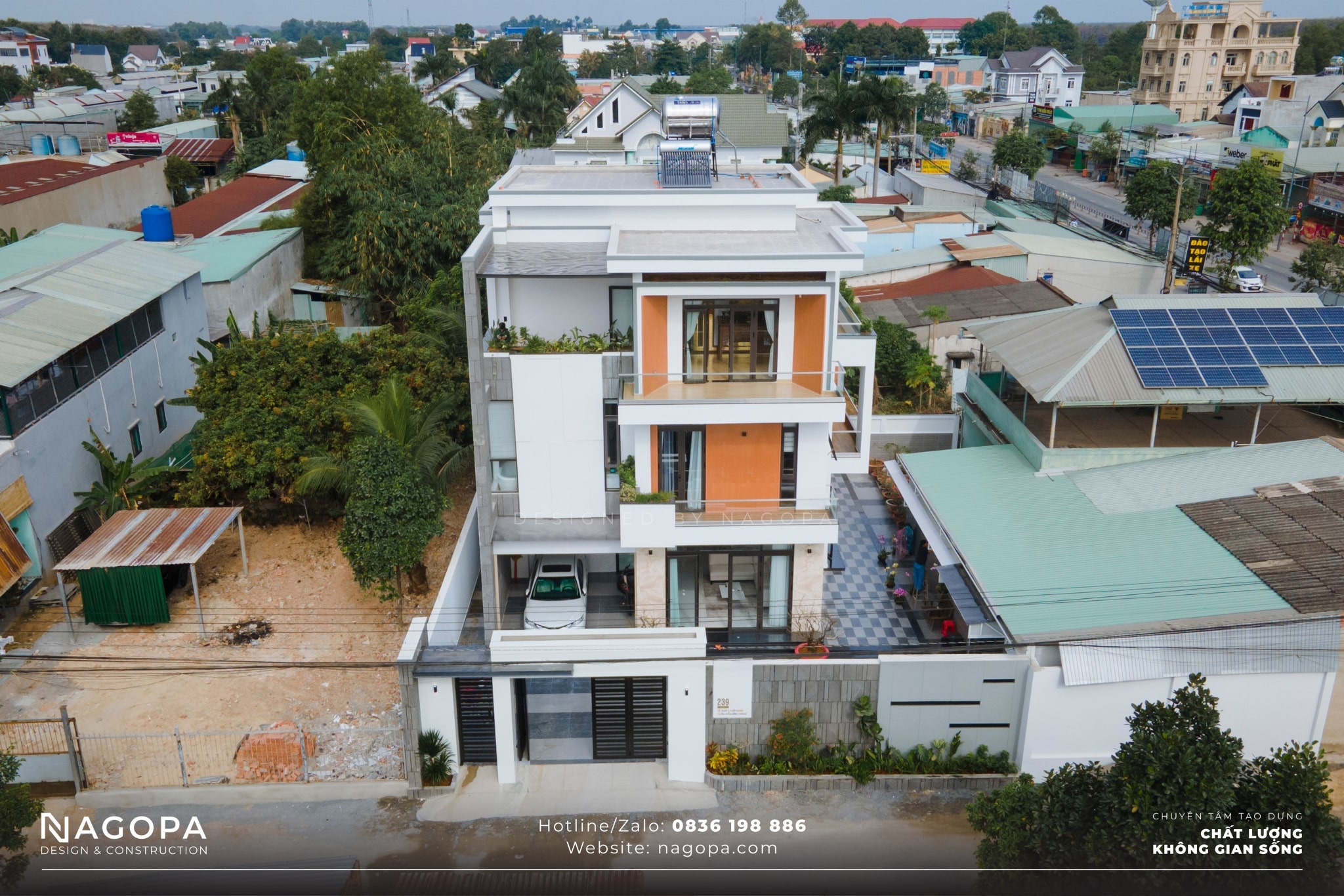 Hoàn thiện nhà Chú Toàn – Biệt thự tại Tân Uyên, Bình Dương