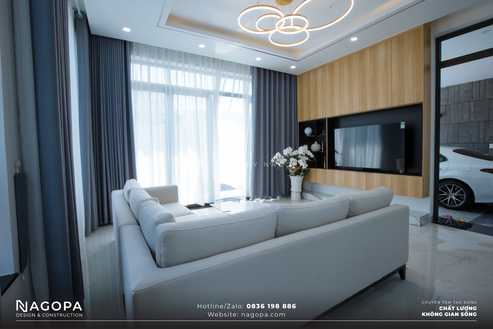 Hoàn thiện nhà Chú Toàn – Biệt thự tại Tân Uyên, Bình Dương