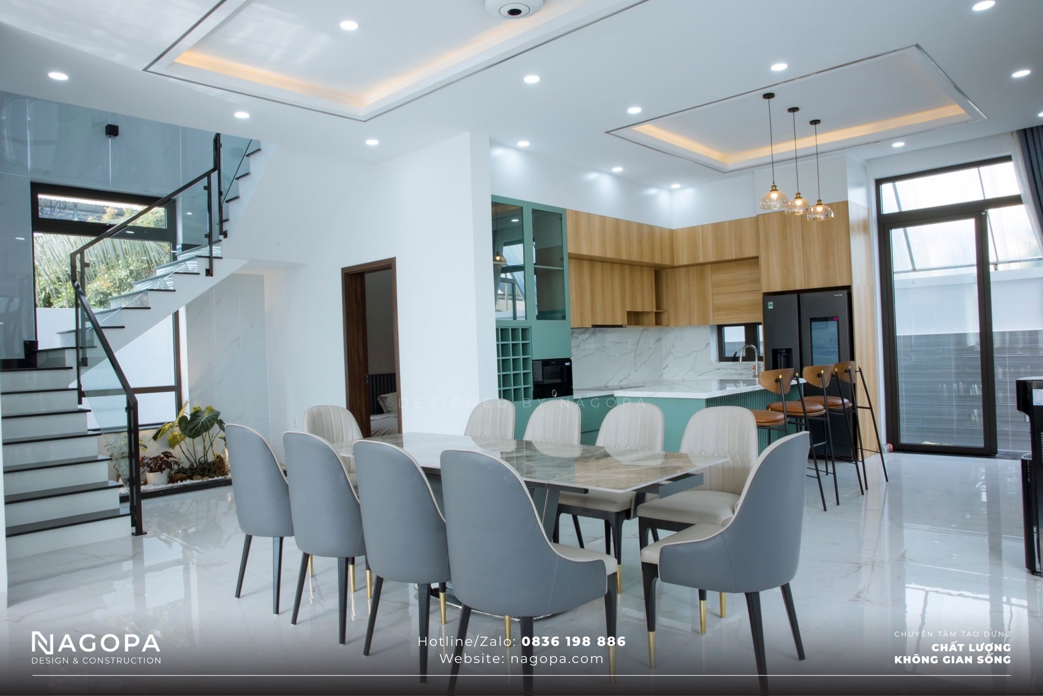 Hoàn thiện nhà Chú Toàn – Biệt thự tại Tân Uyên, Bình Dương