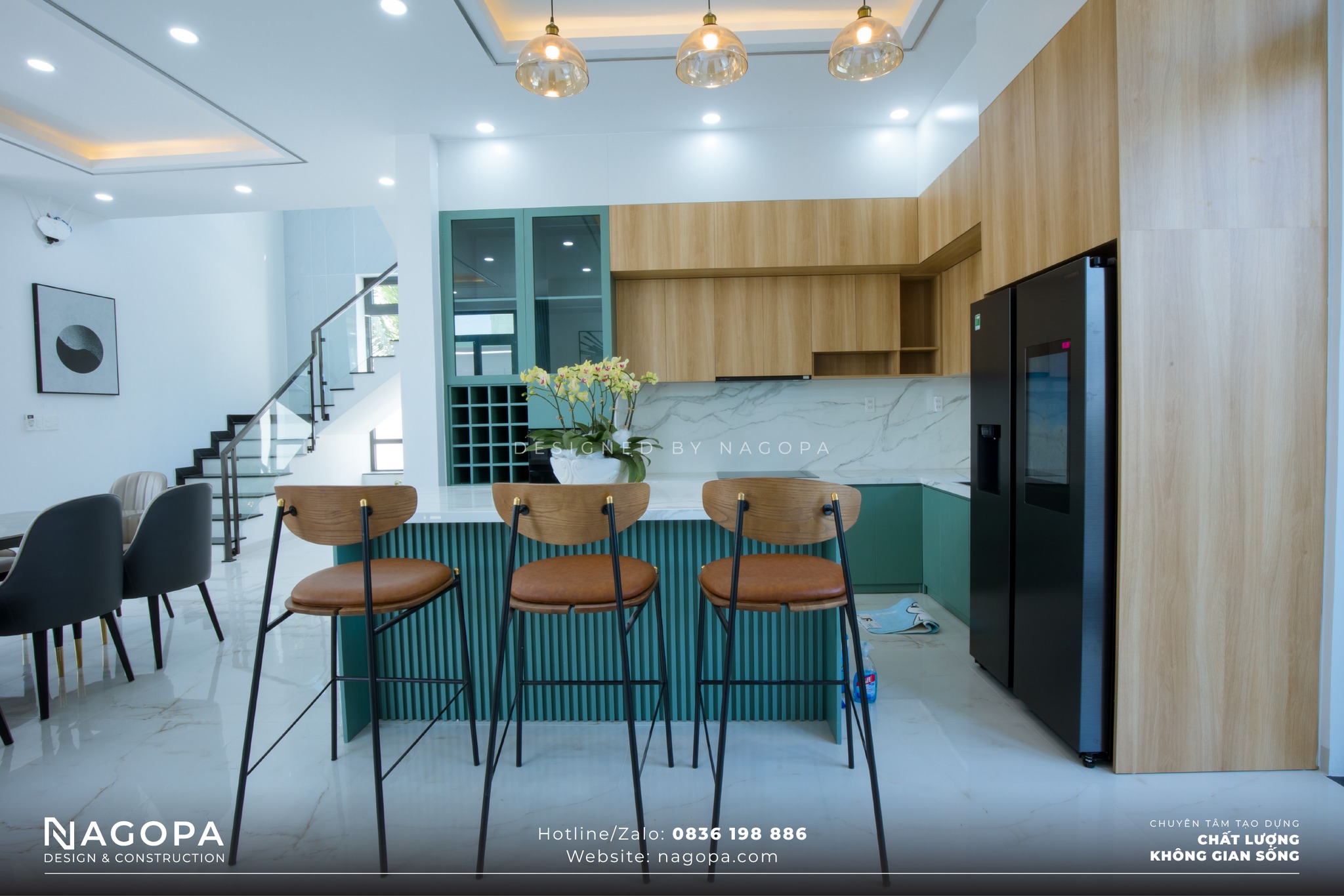 Hoàn thiện nhà Chú Toàn – Biệt thự tại Tân Uyên, Bình Dương