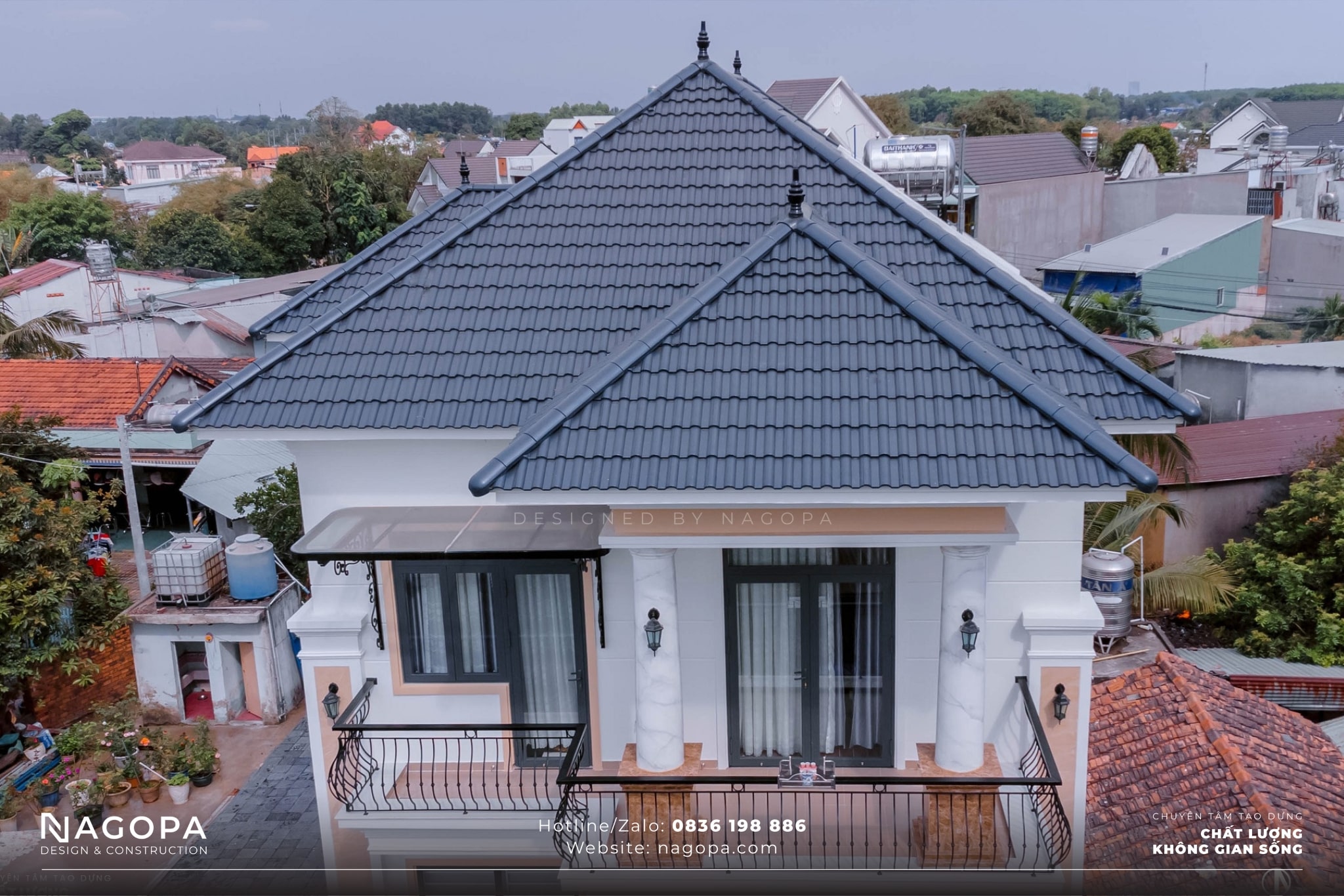 Hoàn thiện trọn gói nhà Anh Lâm | Biệt thự 2 tầng tại Tân Uyên