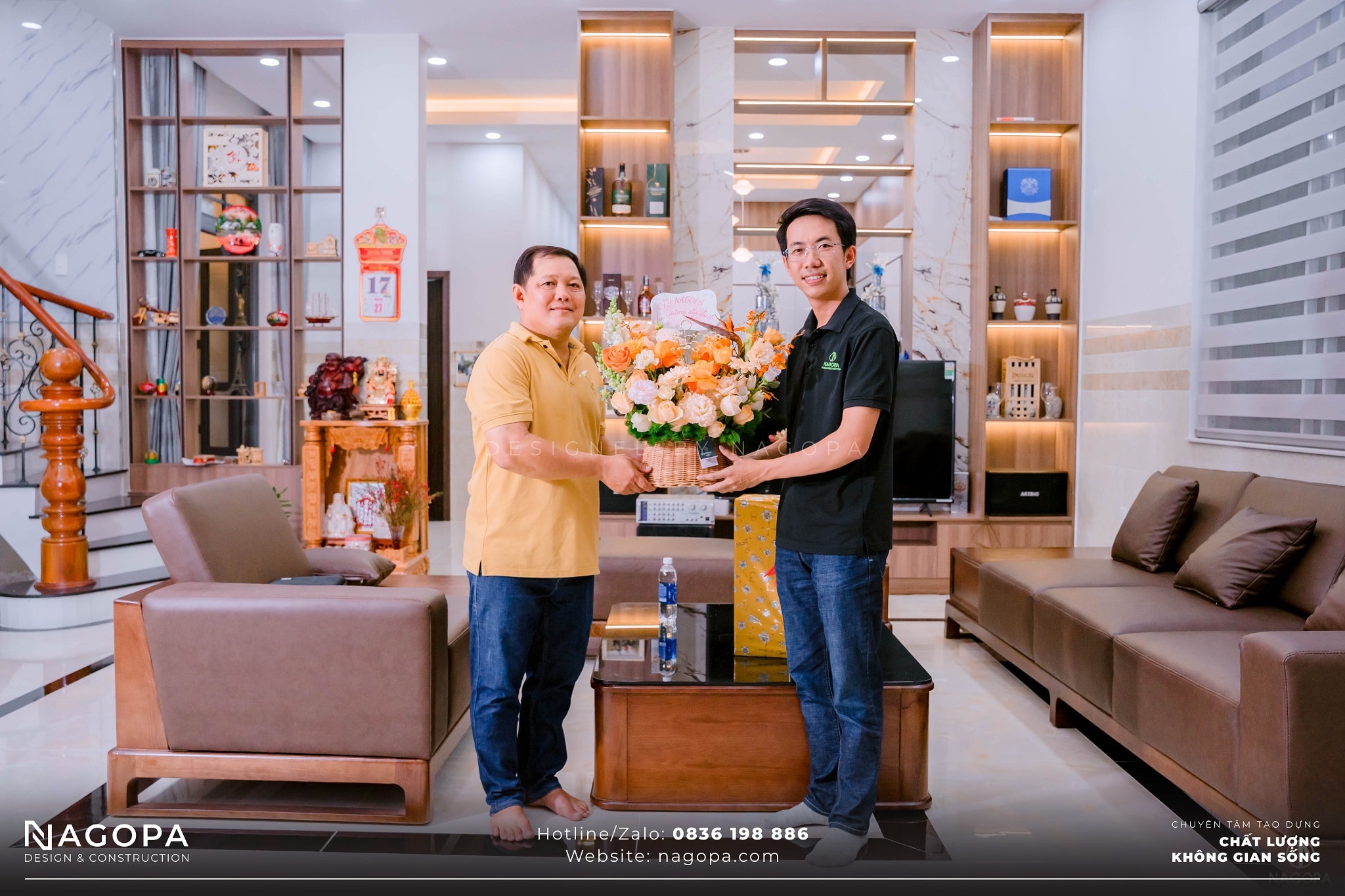 Hoàn thiện trọn gói nhà Anh Lâm | Biệt thự 2 tầng tại Tân Uyên