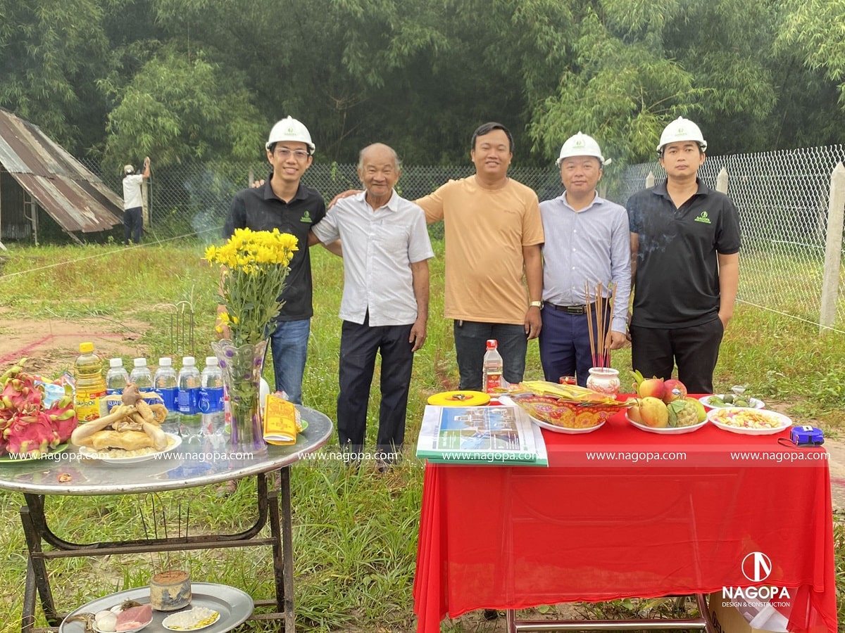 khởi công xây dựng nhà phố 2 tầng tại thủ dầu một 2