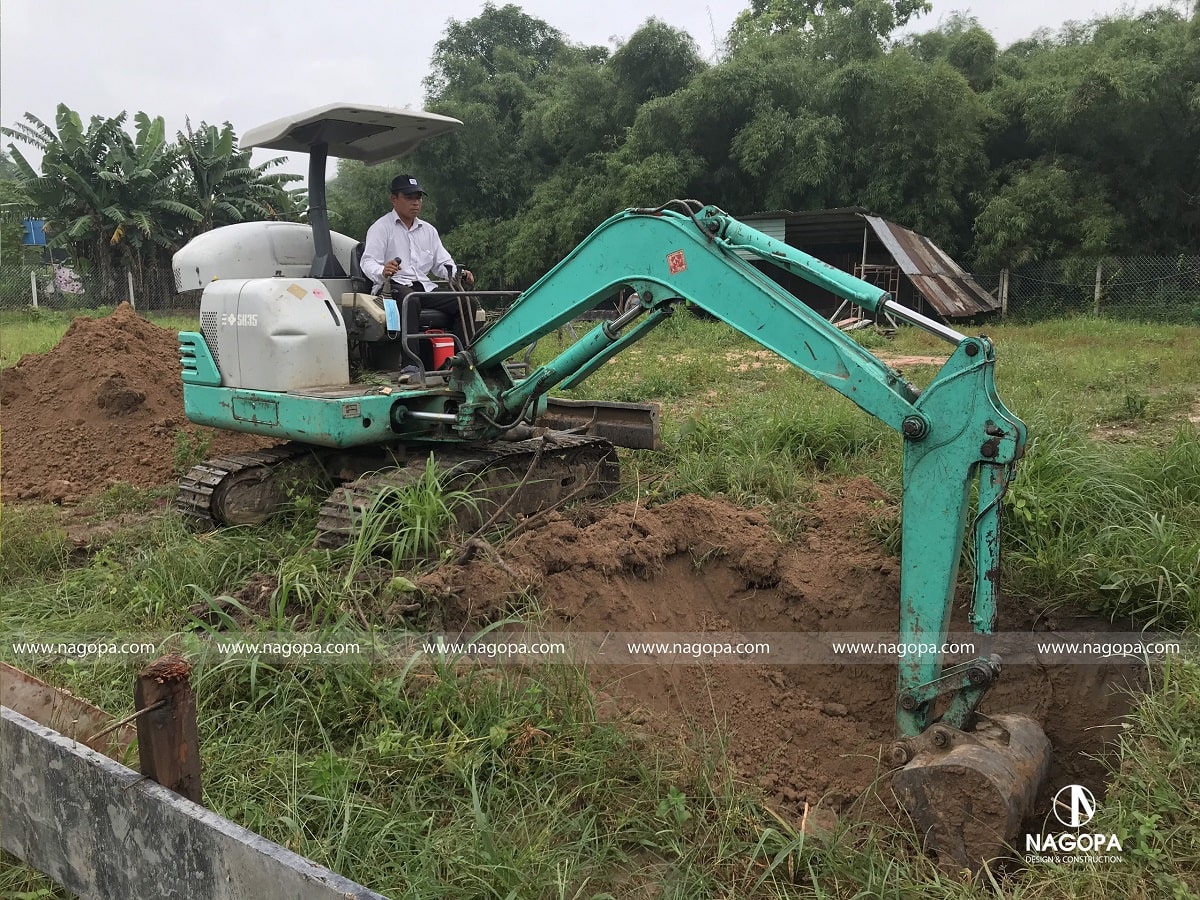 khởi công xây dựng nhà phố 2 tầng tại thủ dầu một 5