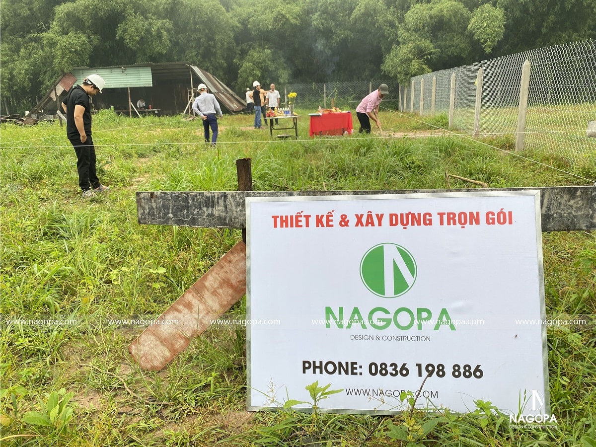 khởi công xây dựng nhà phố 2 tầng tại thủ dầu một 6