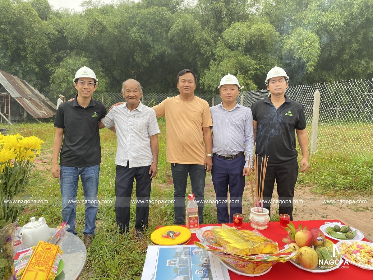 khởi công xây dựng nhà phố 2 tầng tại thủ dầu một