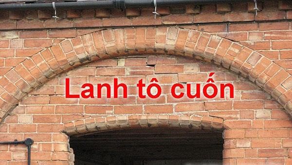 lanh tô cuốn