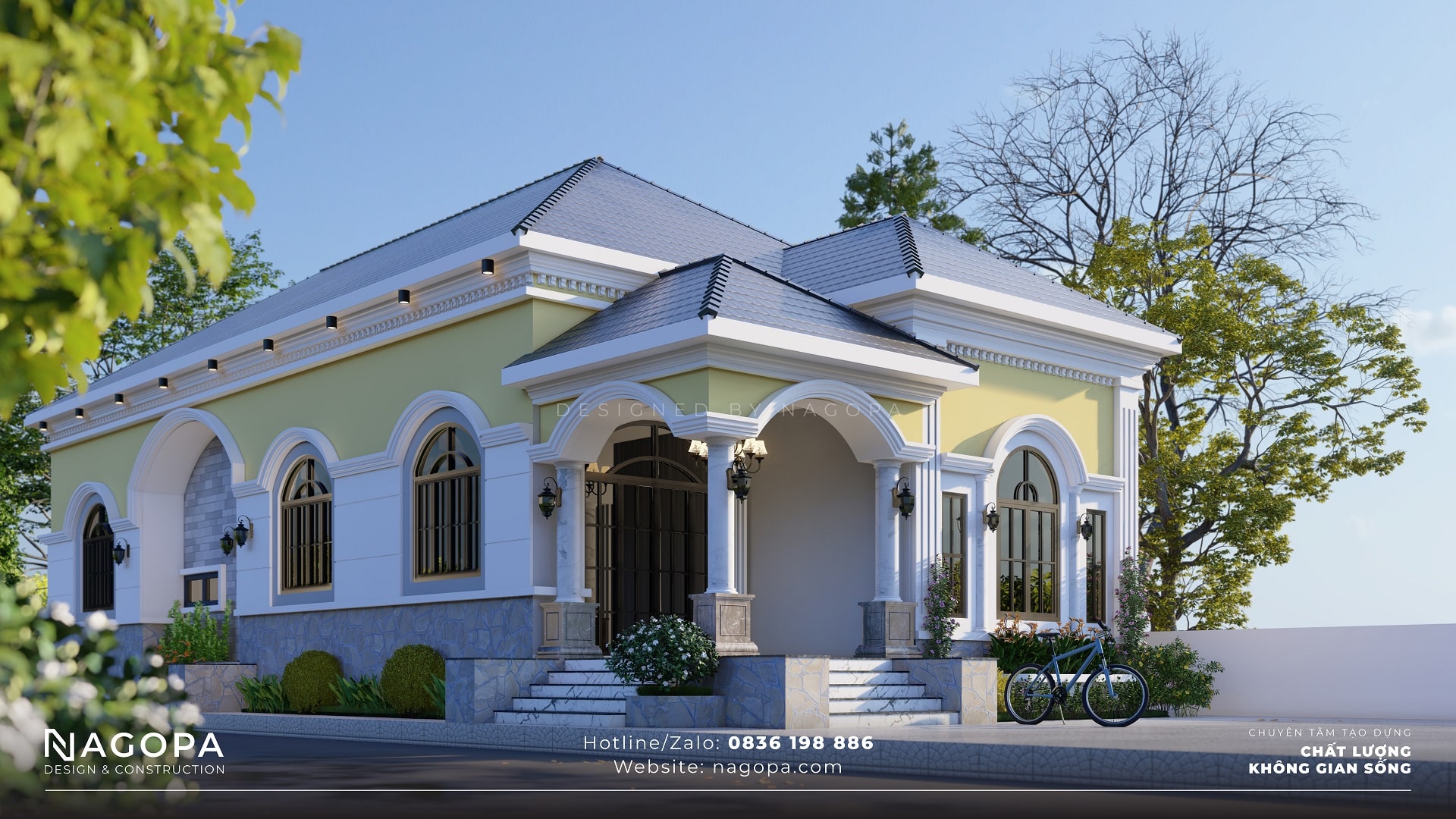Phuc’s house – Nhà 1 tầng 160m2 tại Đồng Phú, Bình Phước | GO2307