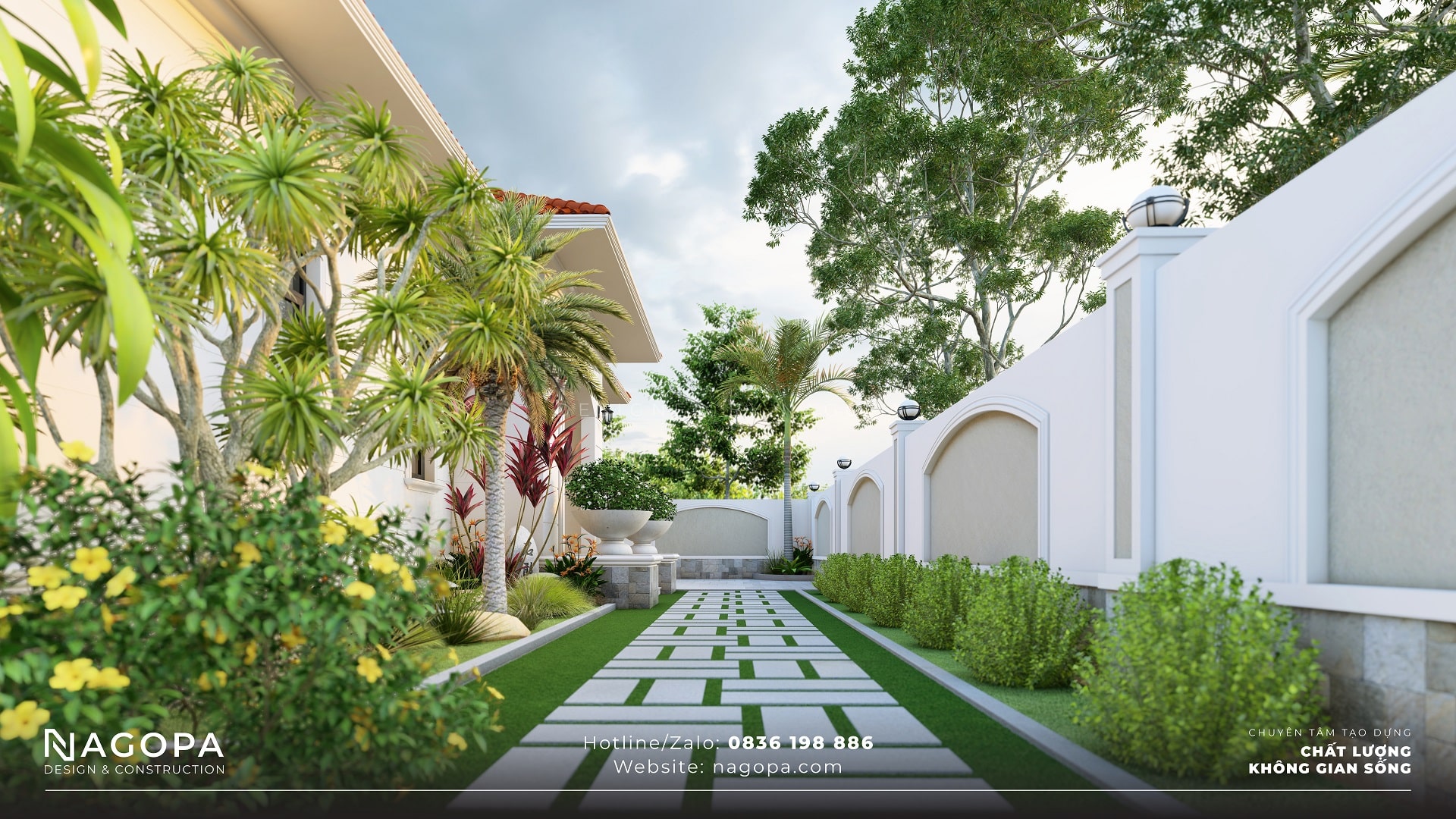 T’s home – Nhà 1 tầng mái nhật 140m2 3 phòng ngủ | GO2313 8