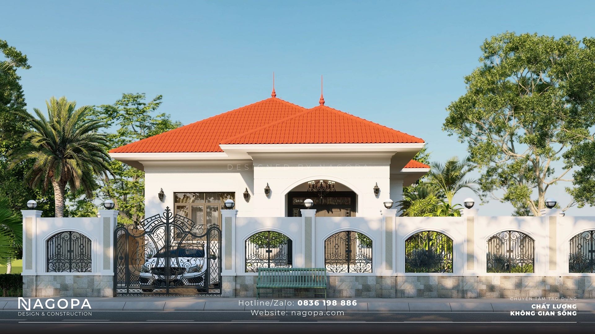 T’s home – Nhà 1 tầng mái nhật 140m2 3 phòng ngủ | GO2313 3