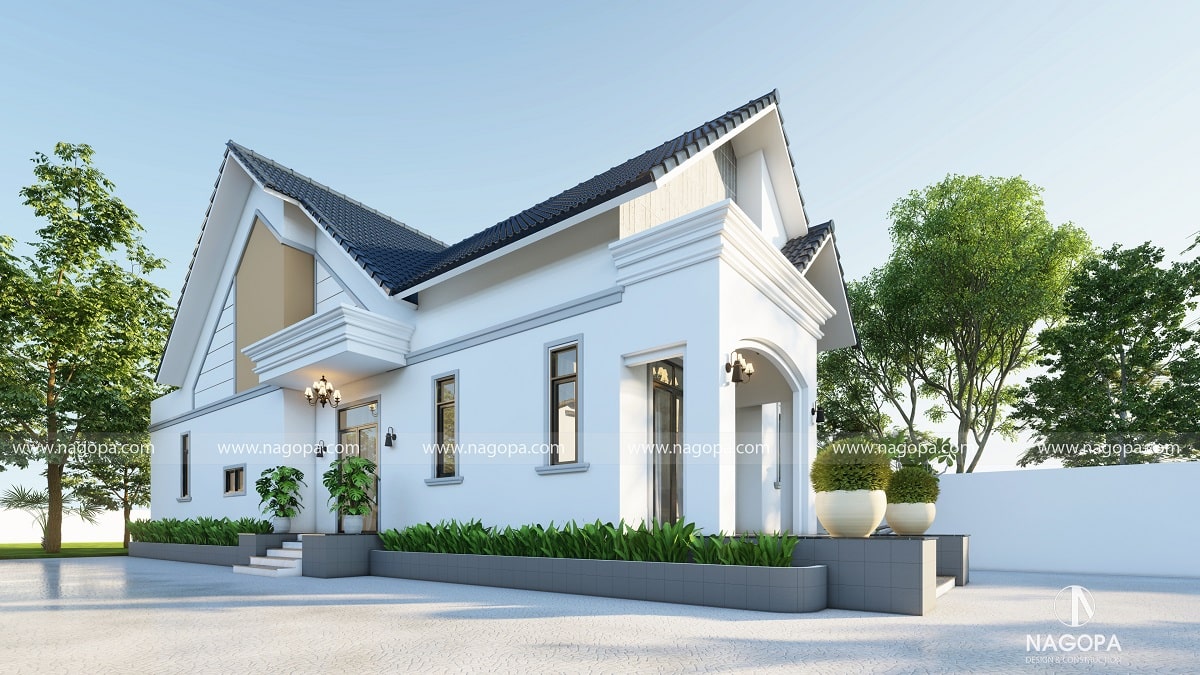 nhà 1 tầng mái thái 3 phòng ngủ 1