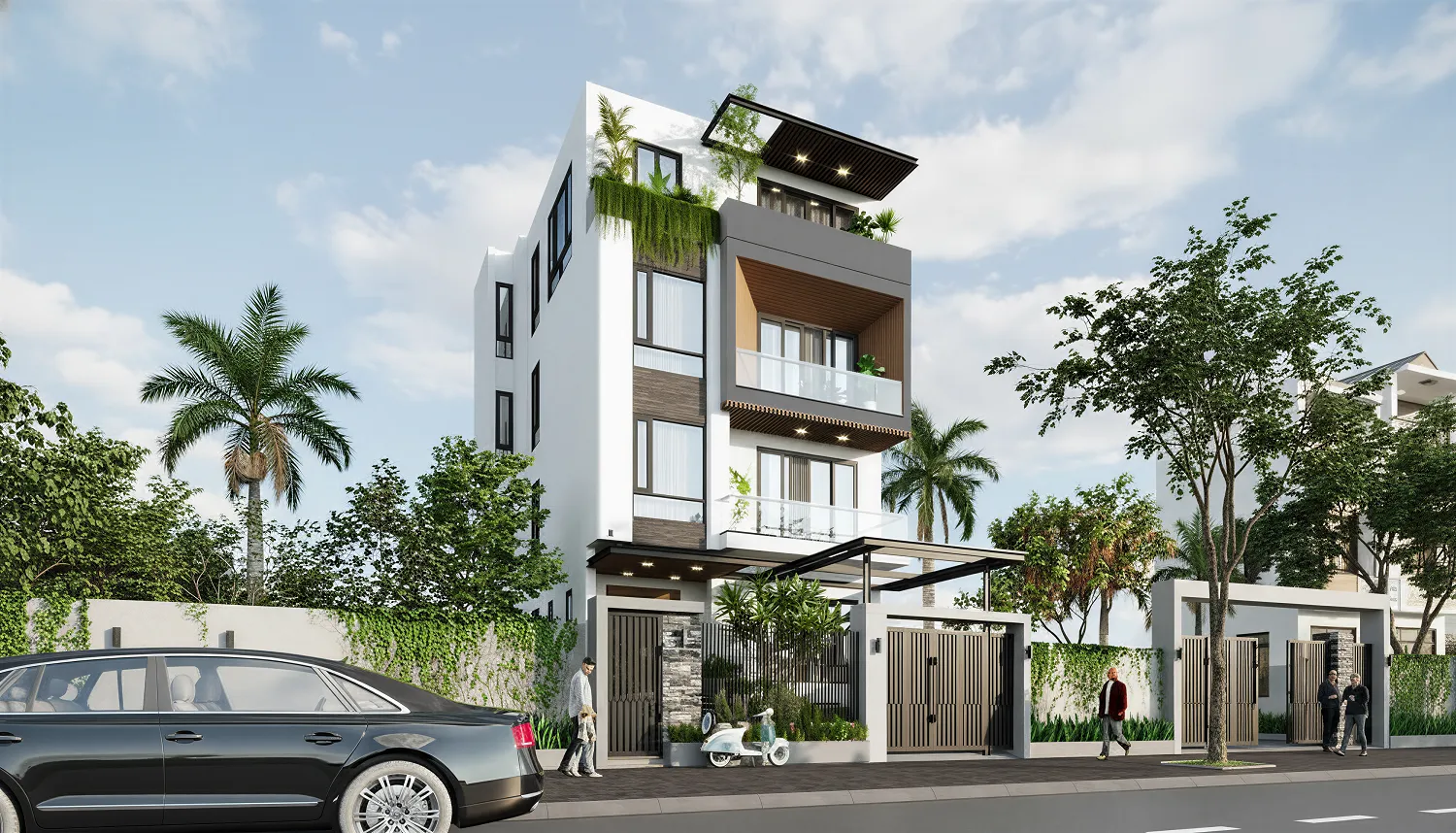 Nhà 4 tầng mặt tiền 7m kết hợp ở và kinh doanh