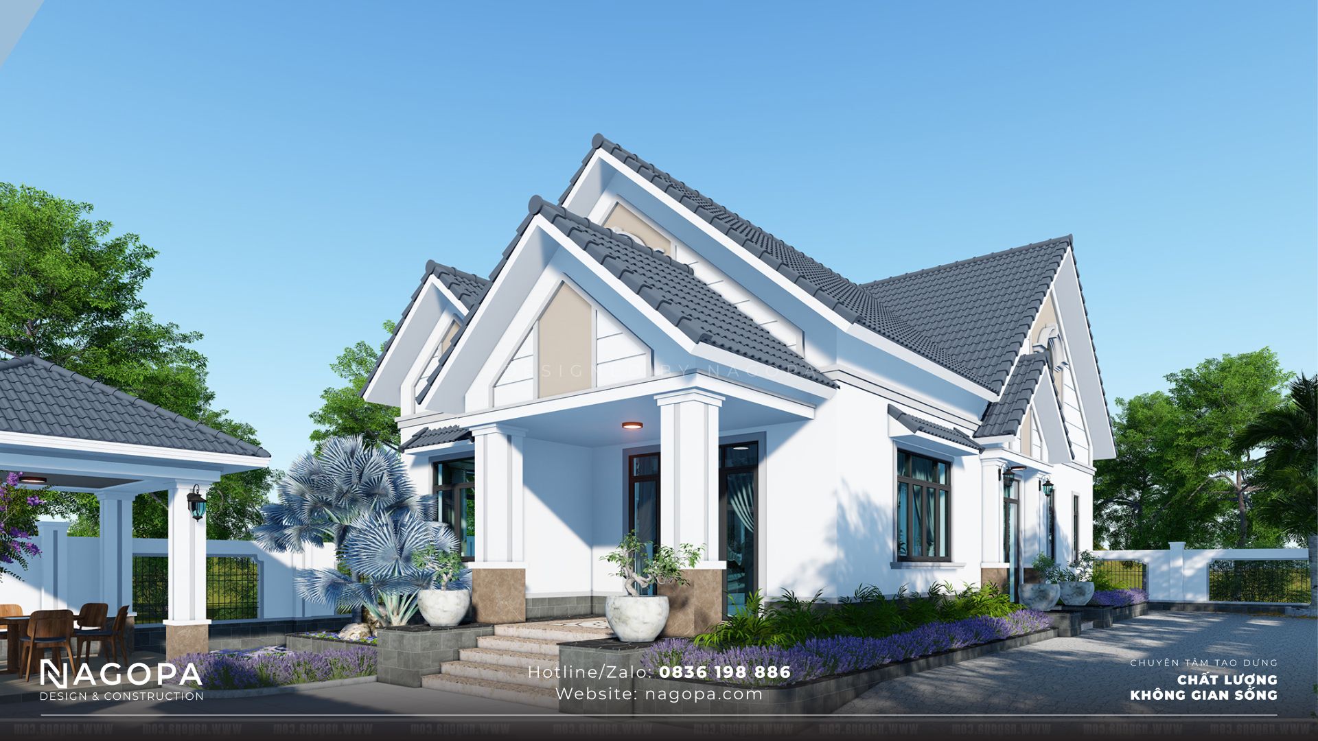 nhà cấp 4 mái thái nhà mr duy tại bến cát