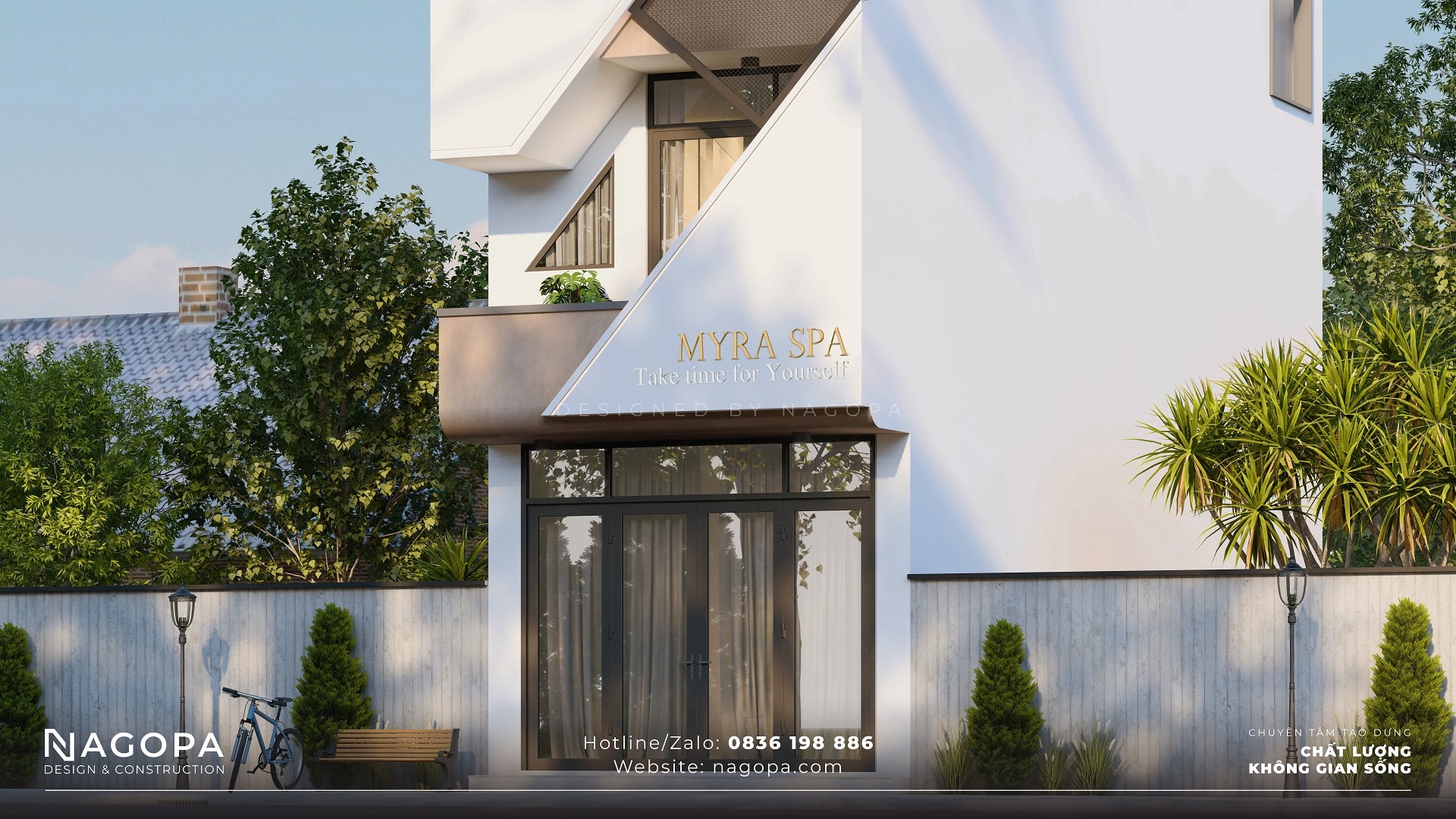 nhà phố 1 trệt 2 lầu 1 tum nhà ở kết hợp spa go2314 5