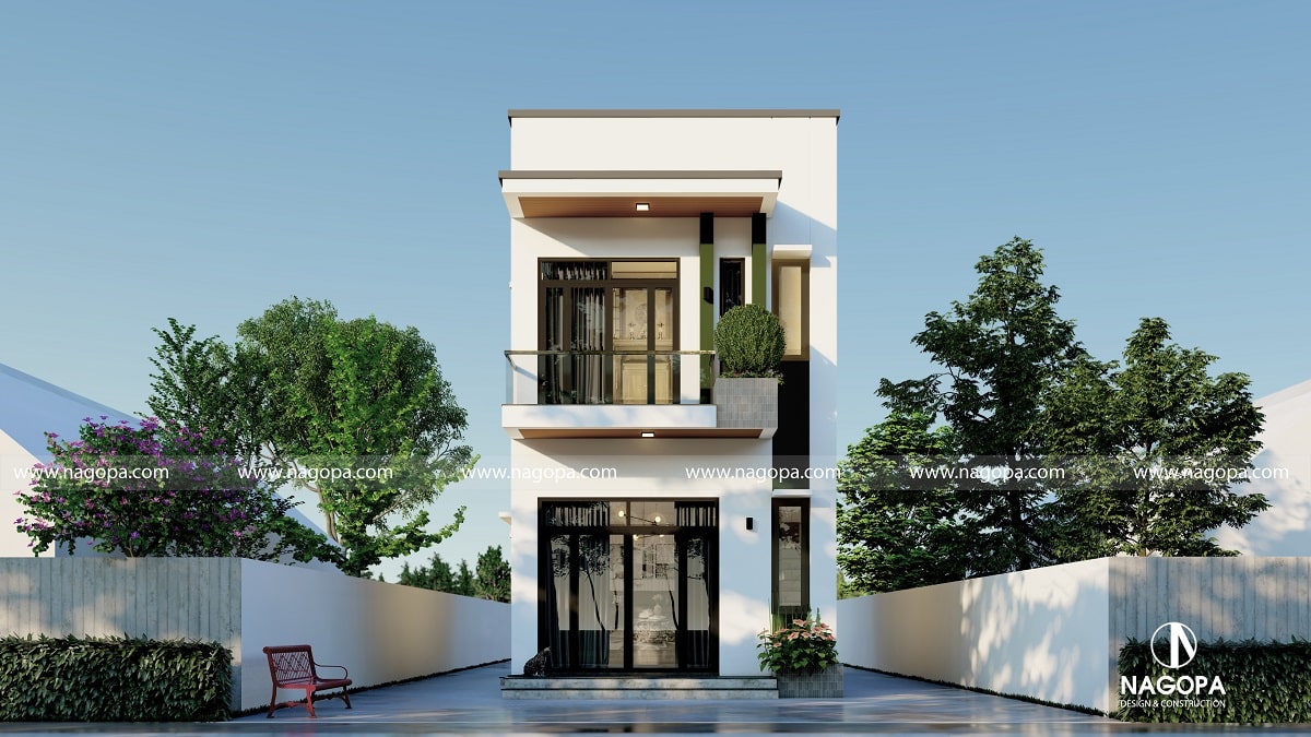 nhà phố hiện đại 2 tầng diện tích 60m2 gđ anh tâm 1