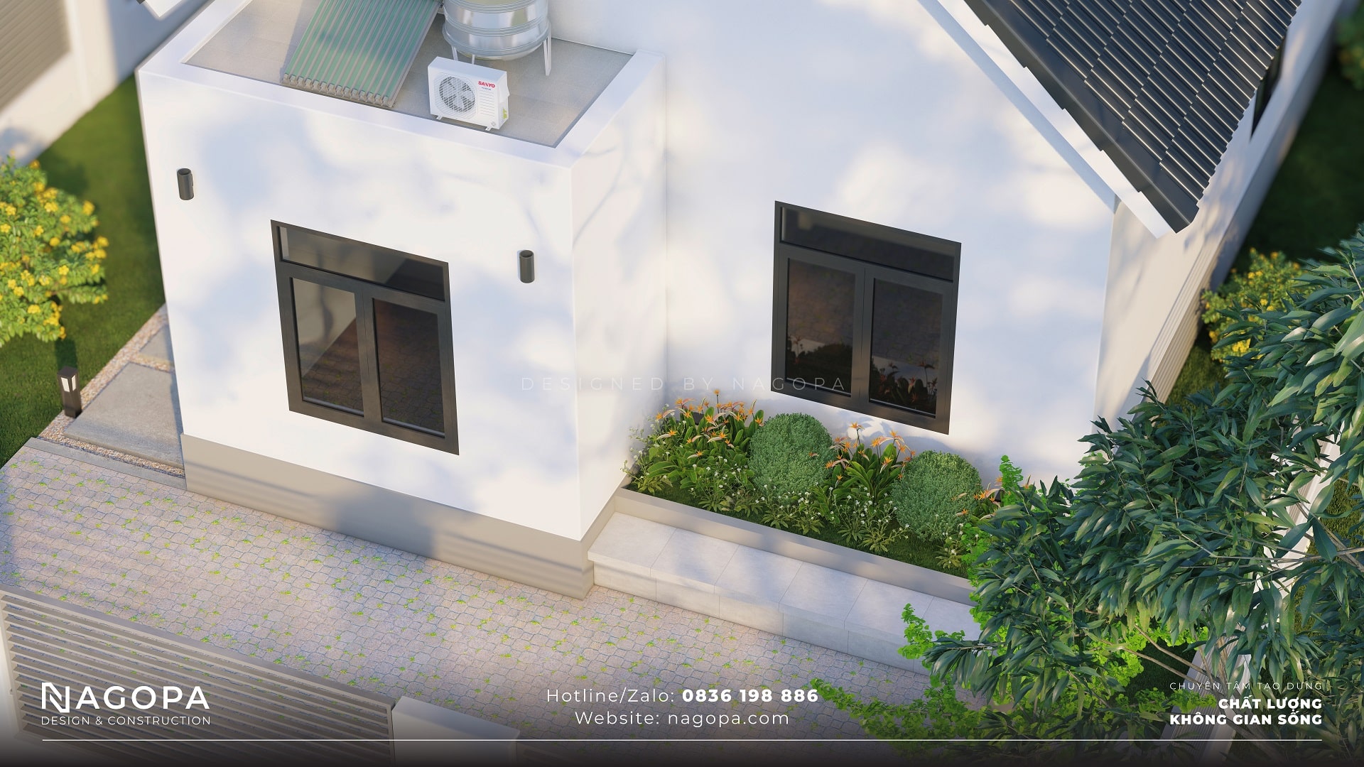 S’s House – Nhà vườn 1 tầng 90m2 có 2 phòng ngủ | GO2316 9