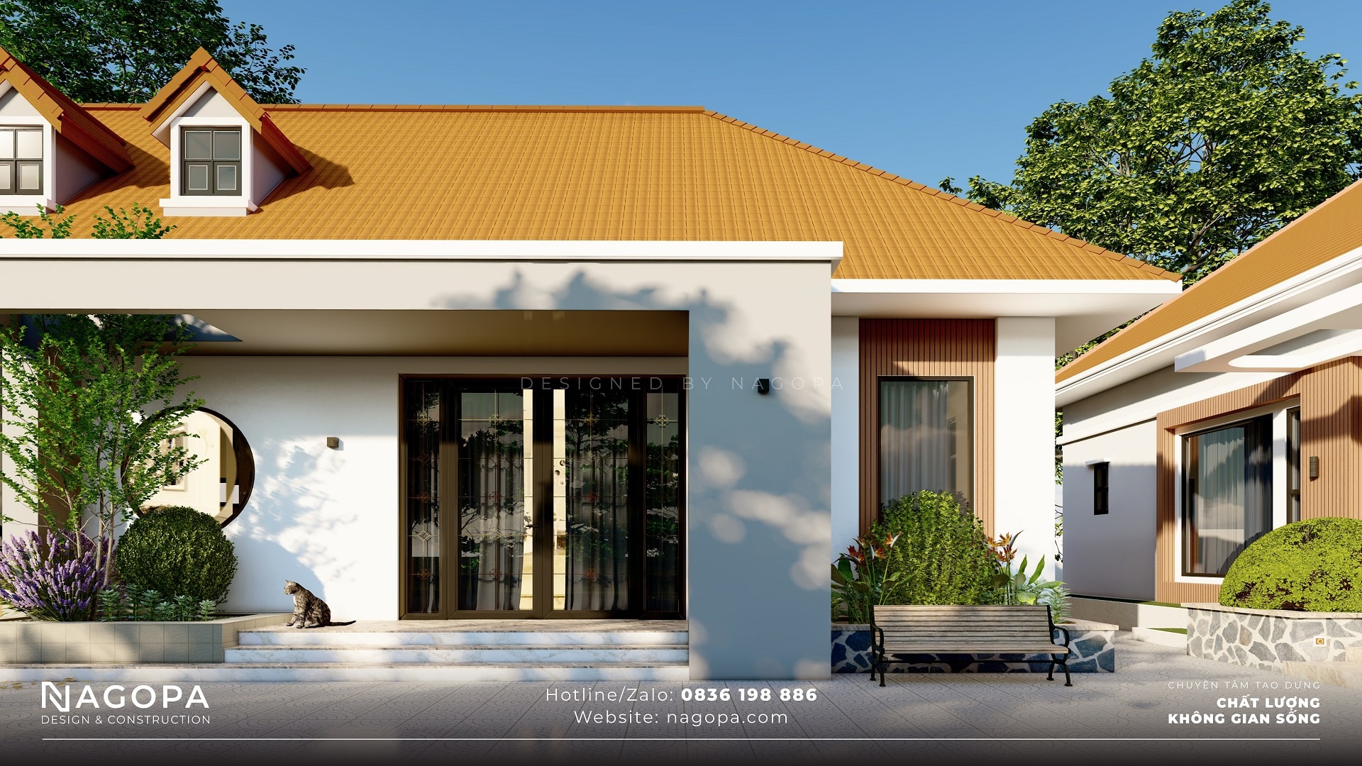 Nhà Vườn Mái Nhật 1 Tầng Hiện Đại Tại Bình Dương 2