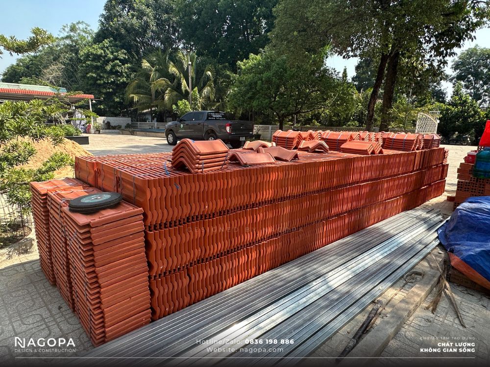 nhập ngói lợp mái nhà chị huyền long nguyên bàu bàng 2