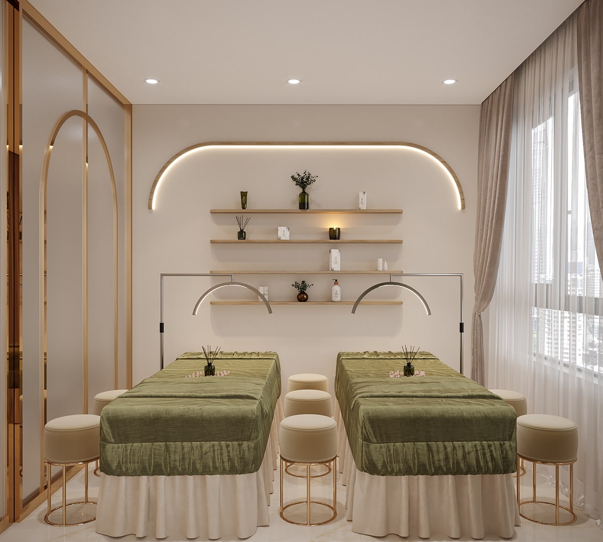 nội thất không gian spa 2