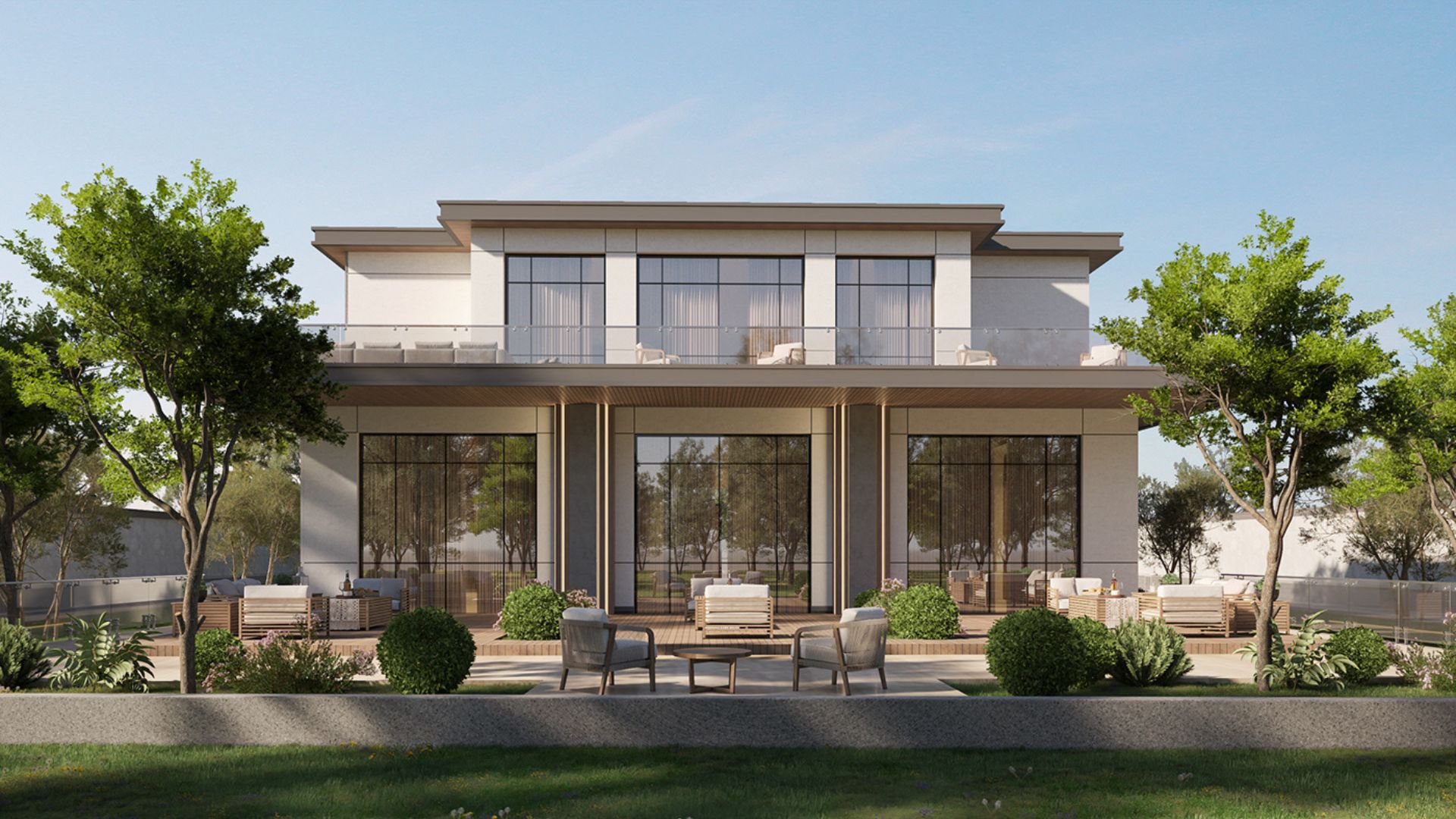 thiết kế sân vườn với không gian xanh