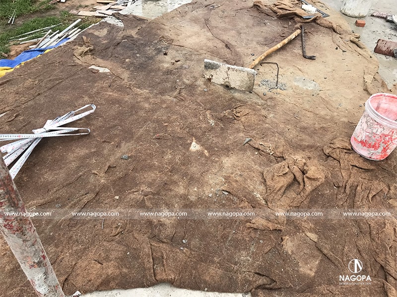 tiến độ thi công nhà phố 60m2 tại thủ dầu một 10