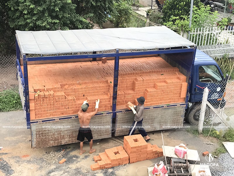 tiến độ thi công nhà phố 60m2 tại thủ dầu một 12