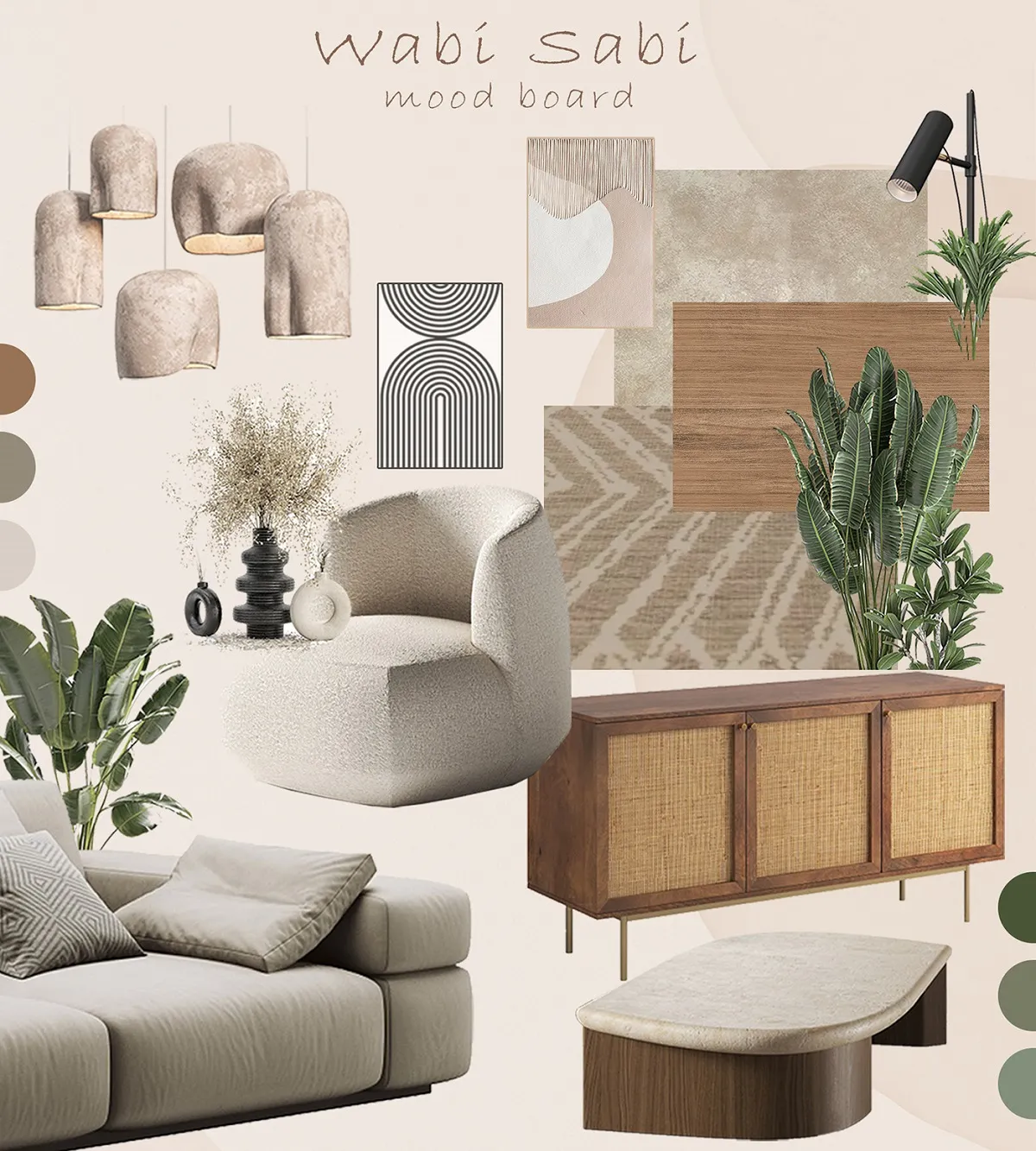 wabisabi moodboard