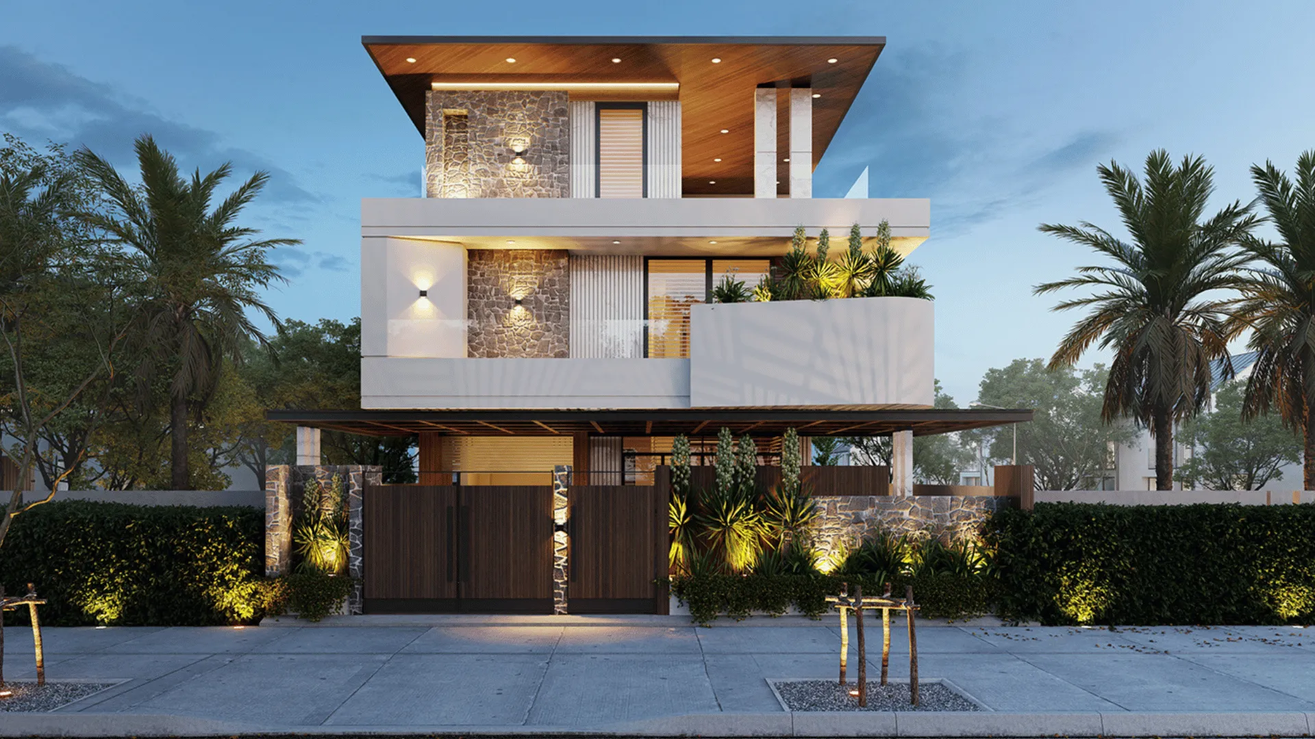 biệt thự 3 tầng hiện đại xu hướng mới hiện nay